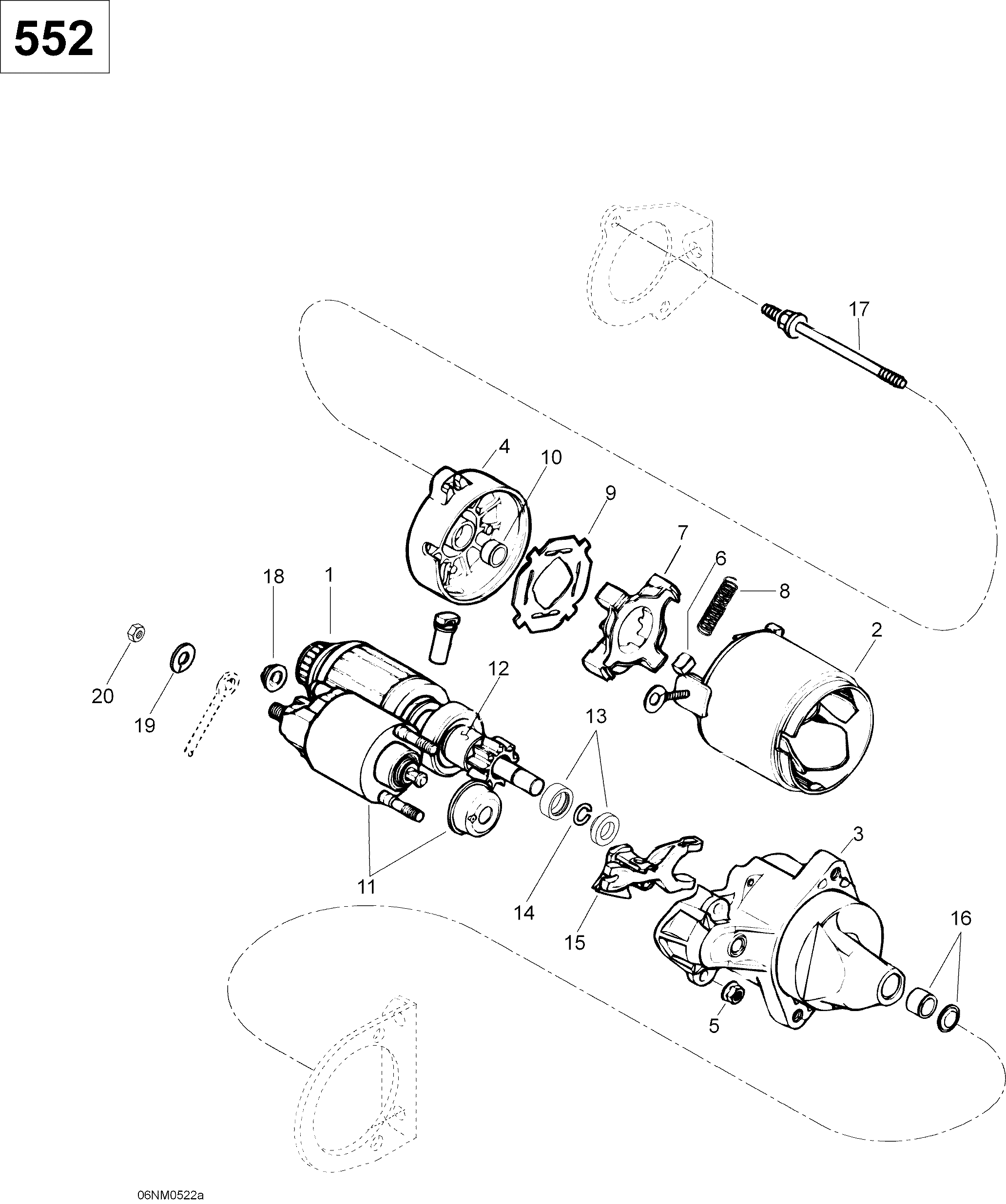Electric Starter, 552