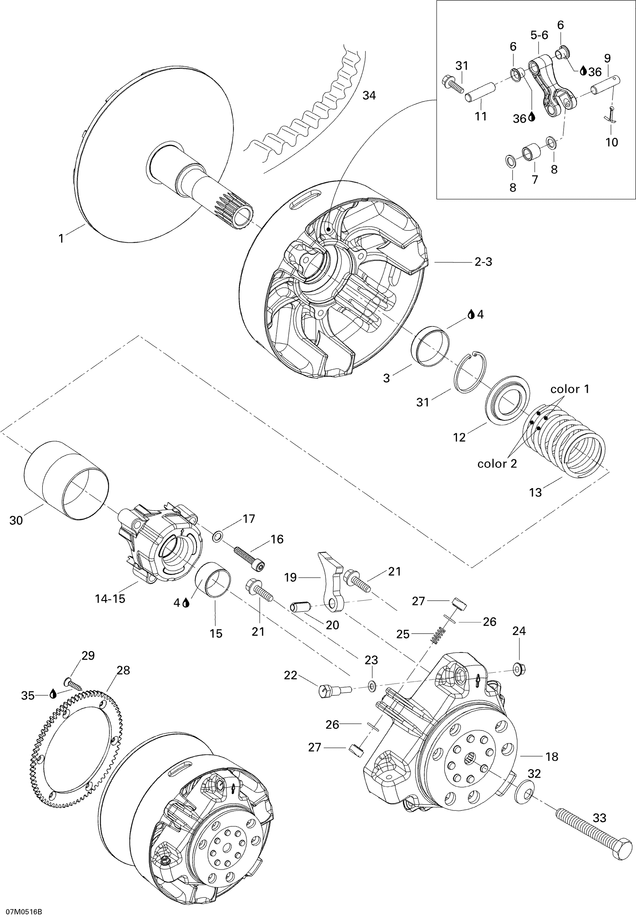 Drive Pulley 600