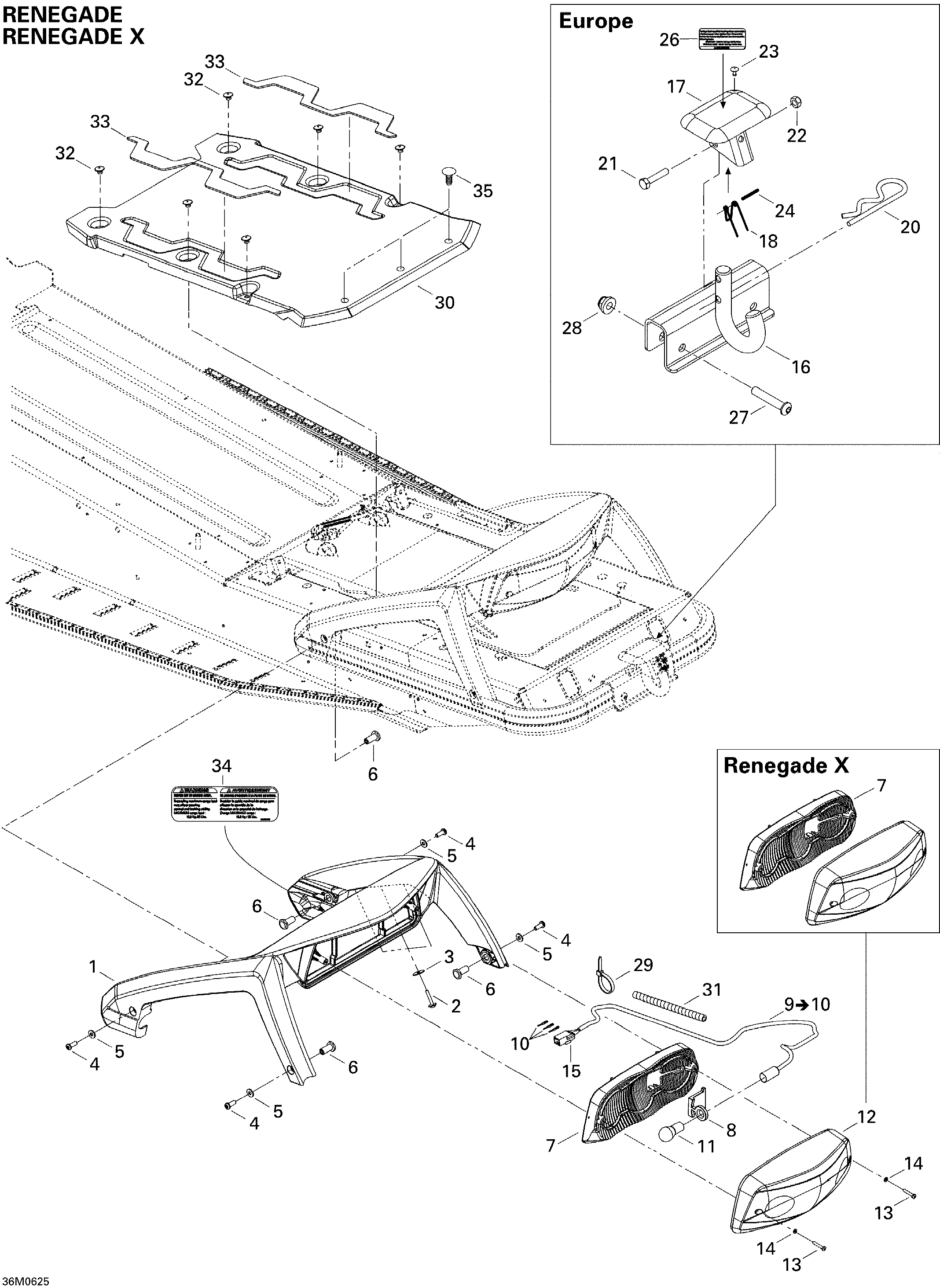 Схема узла: Luggage Rack