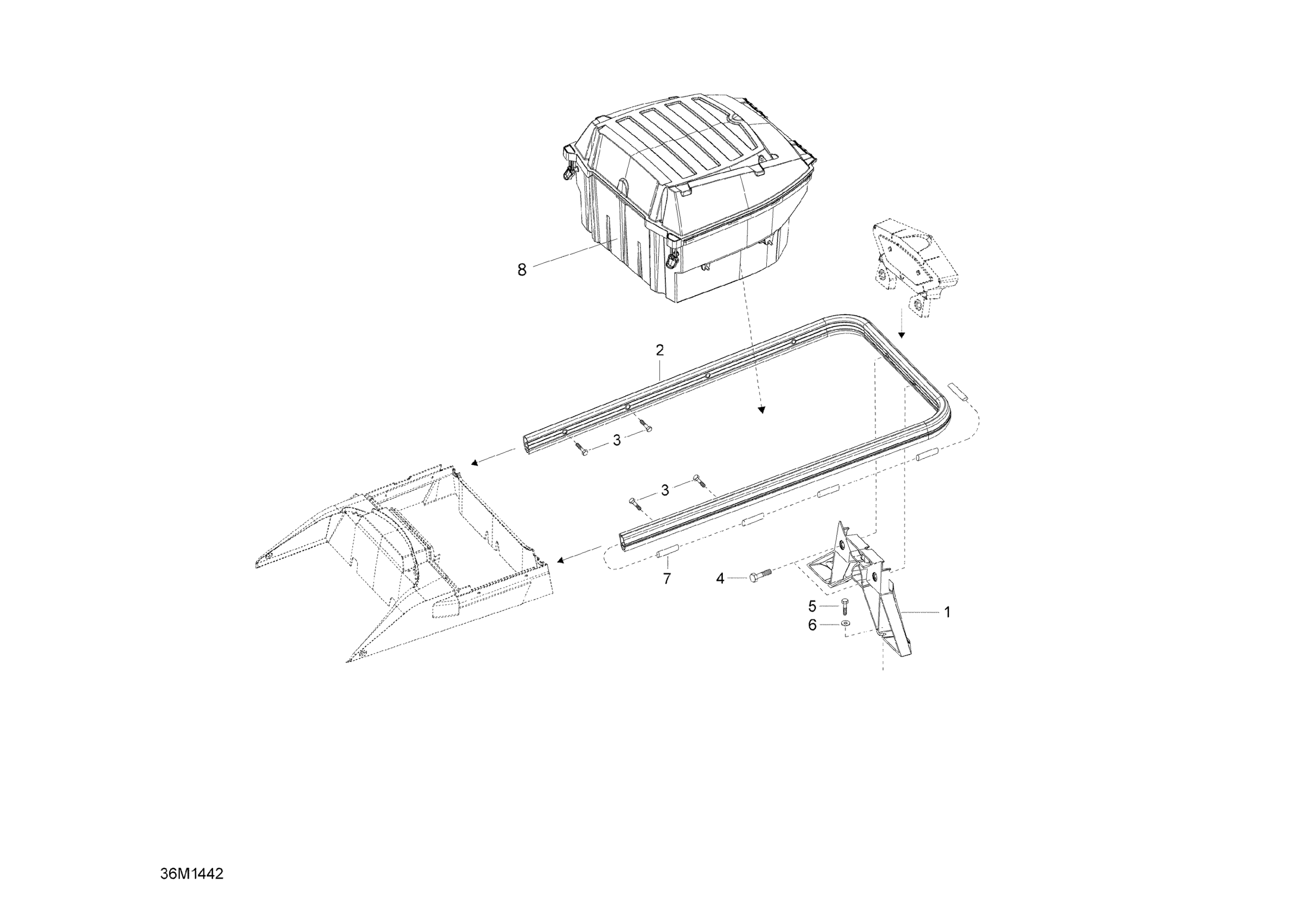 Схема узла: Luggage Rack
