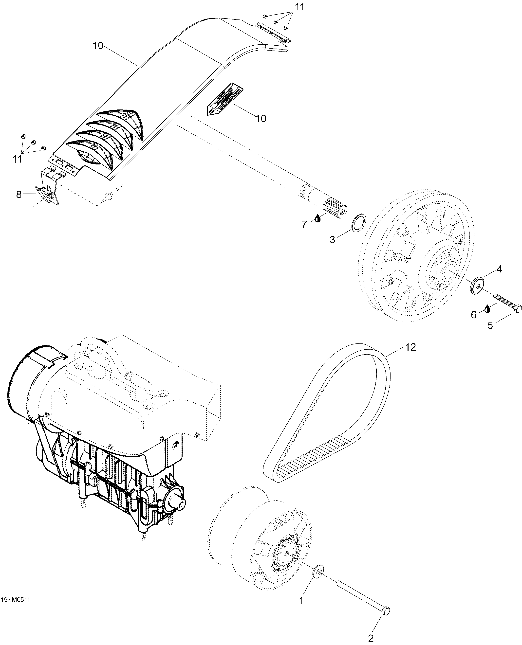 Схема узла: Pulley System