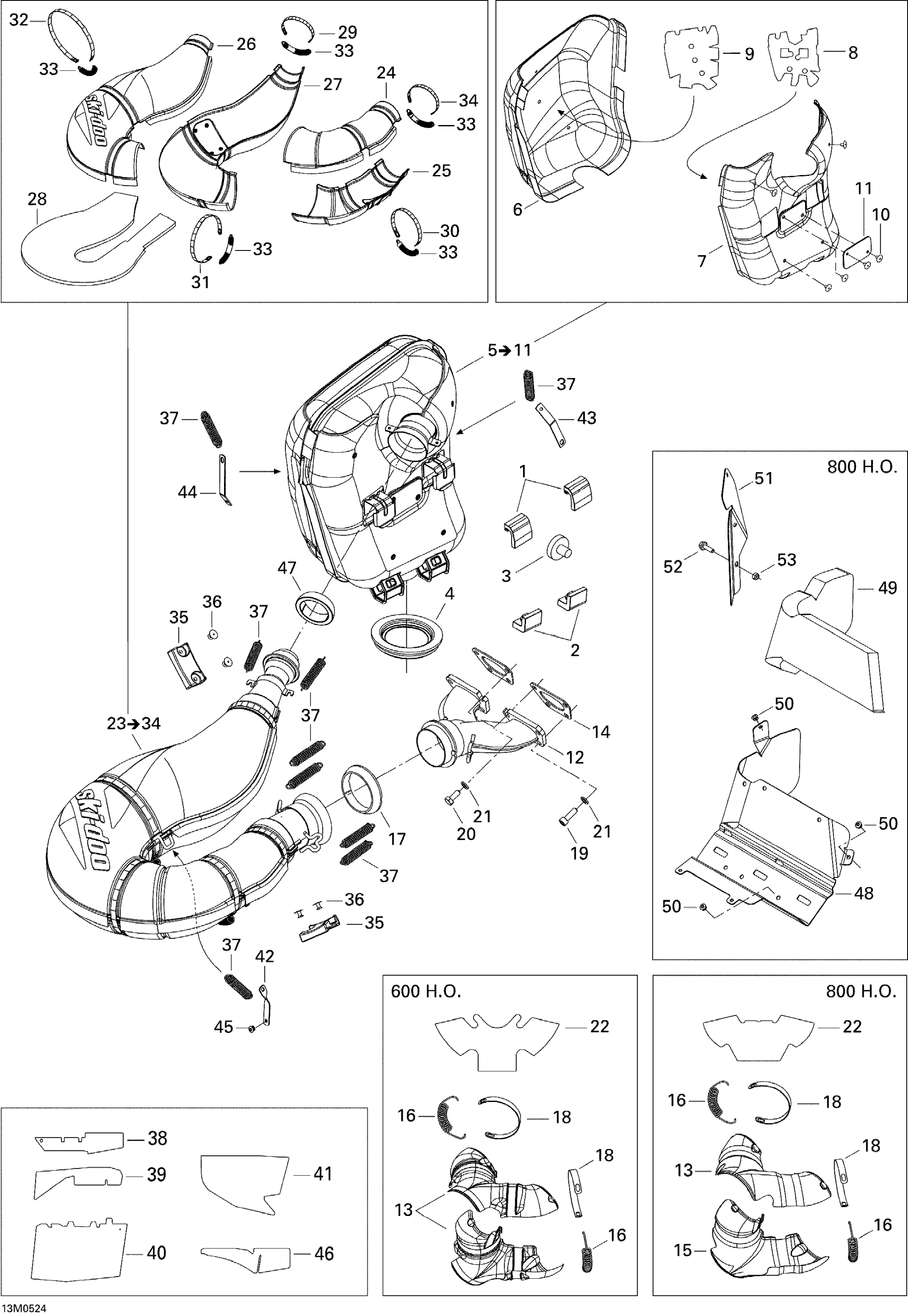 Схема узла: Exhaust System
