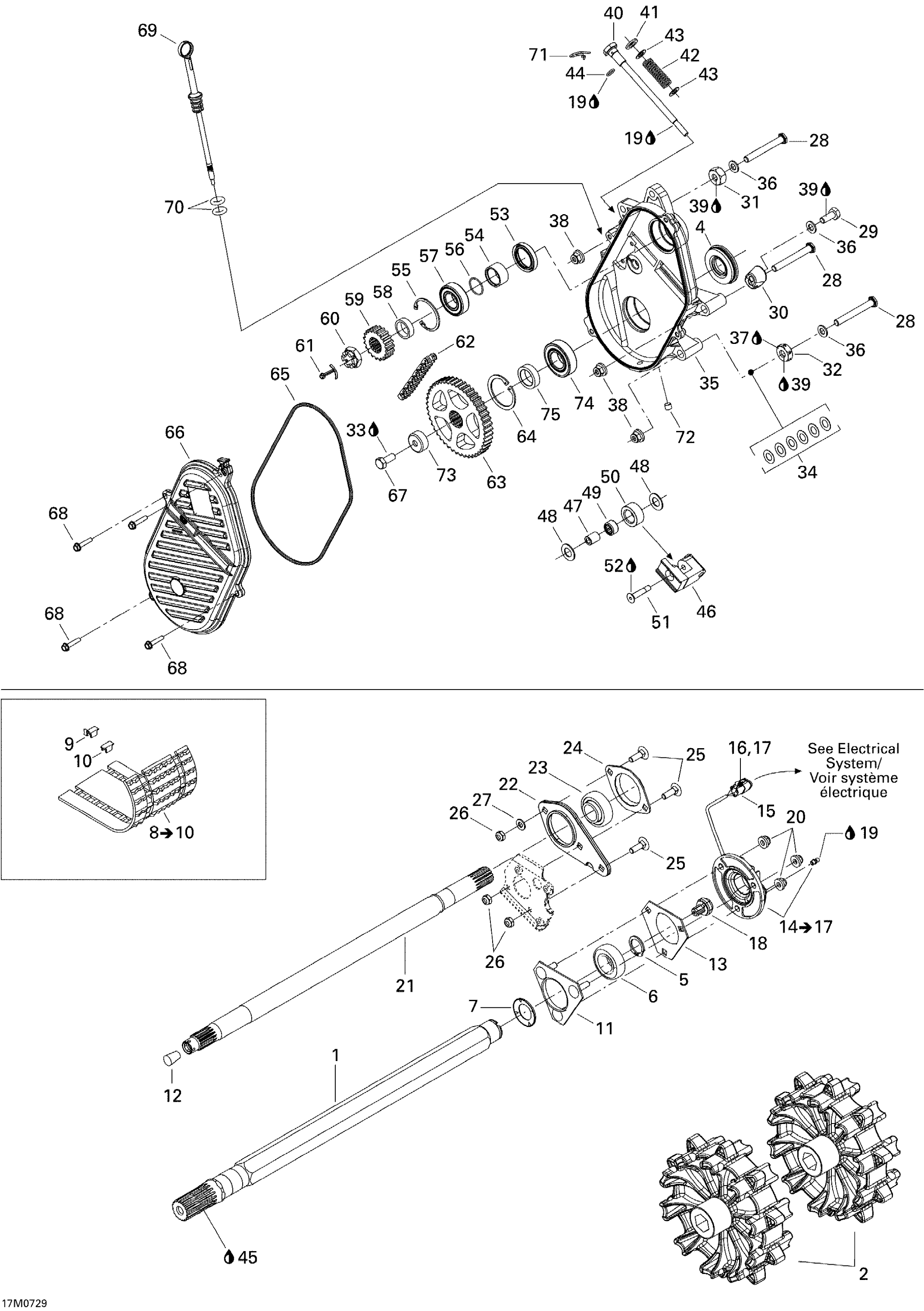 Схема узла: Drive System RENX 800