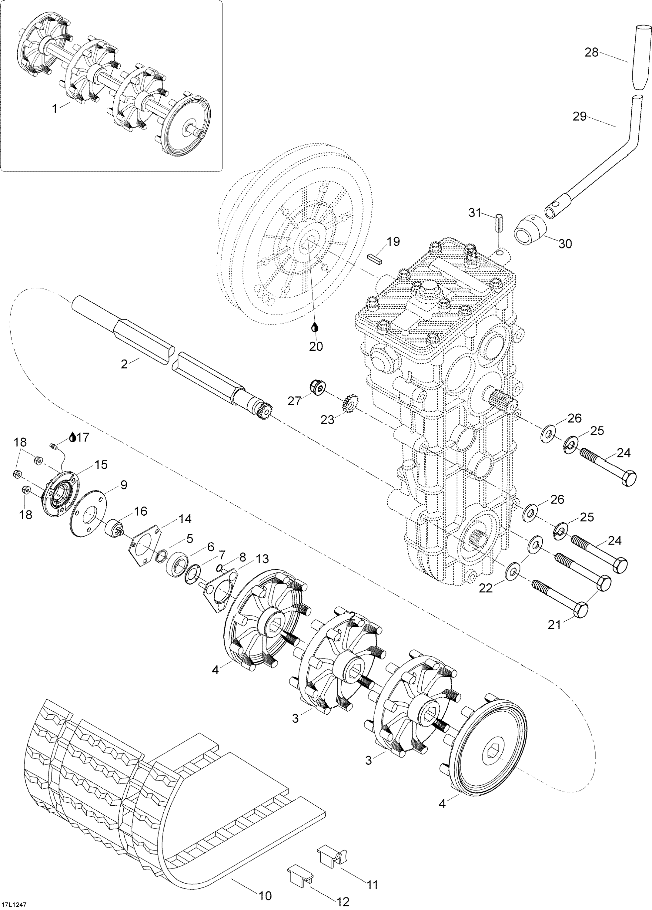 Схема узла: Drive System