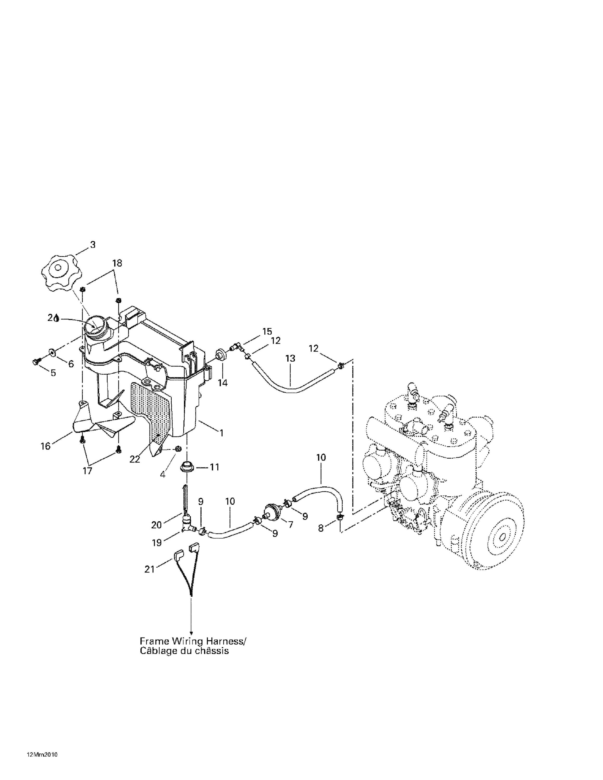 Схема узла: Oil Injection System