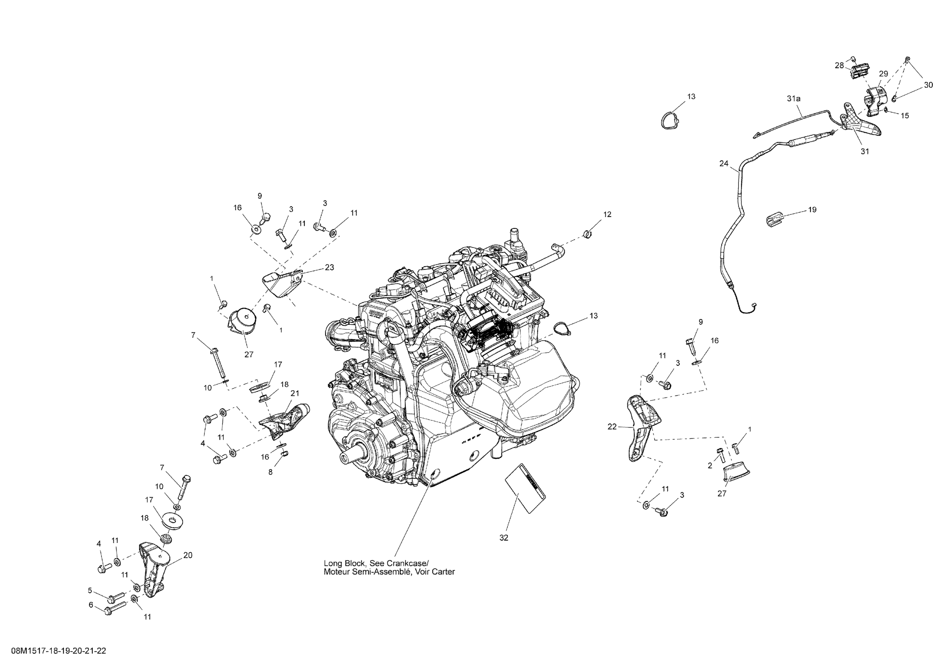 Схема узла: Engine _08M1520