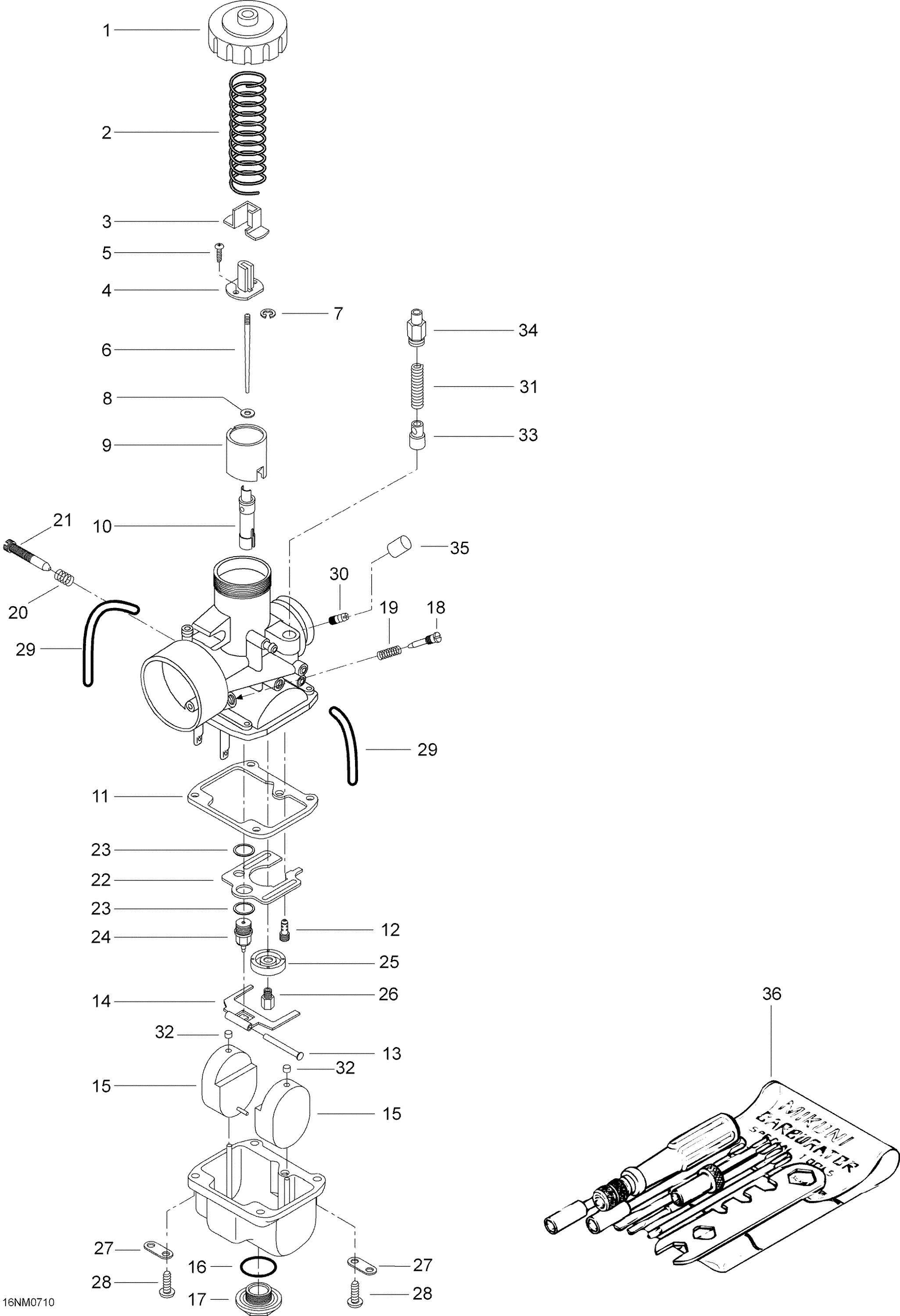 Схема узла: Carburetor