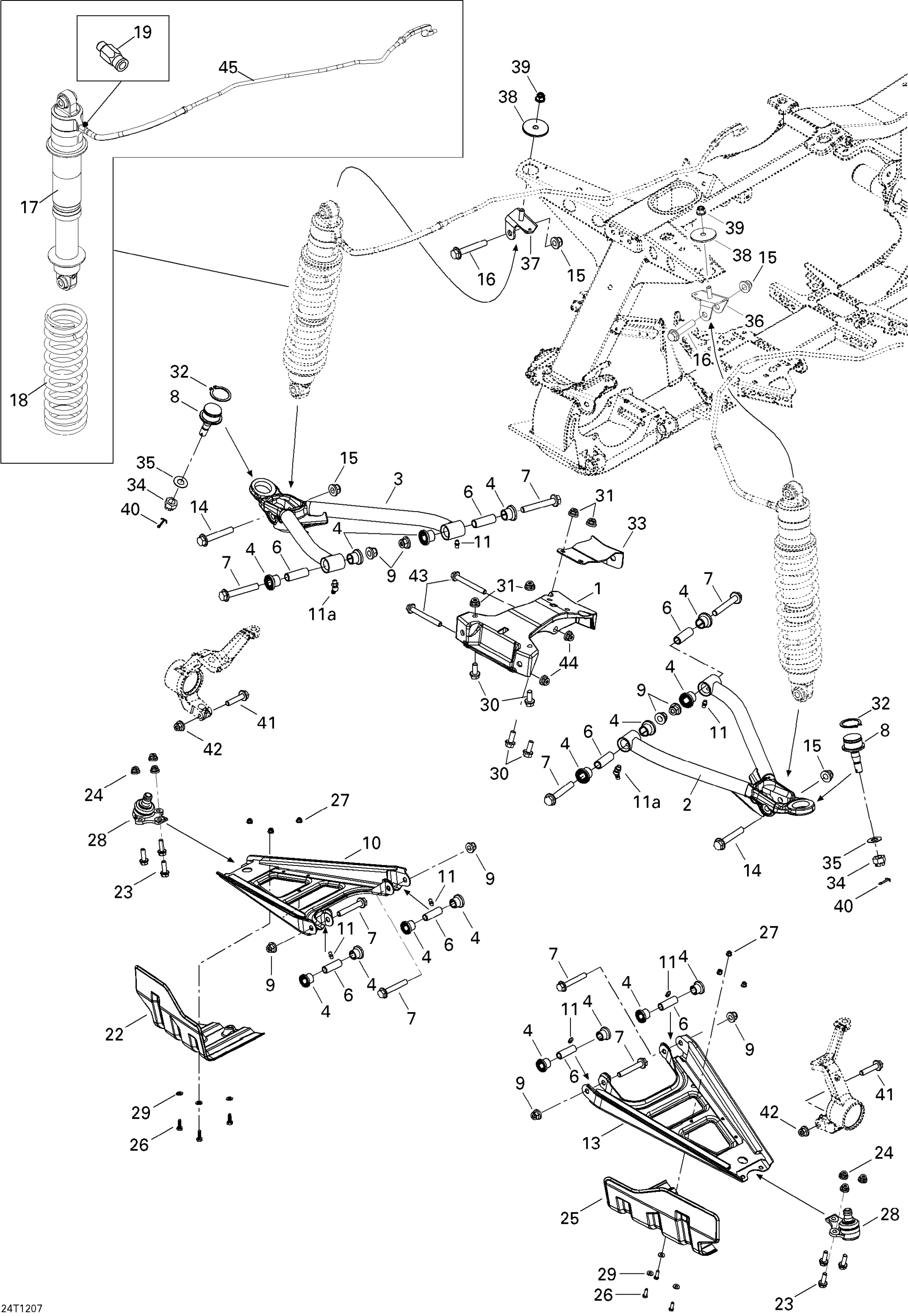 Схема узла: Front Suspension
