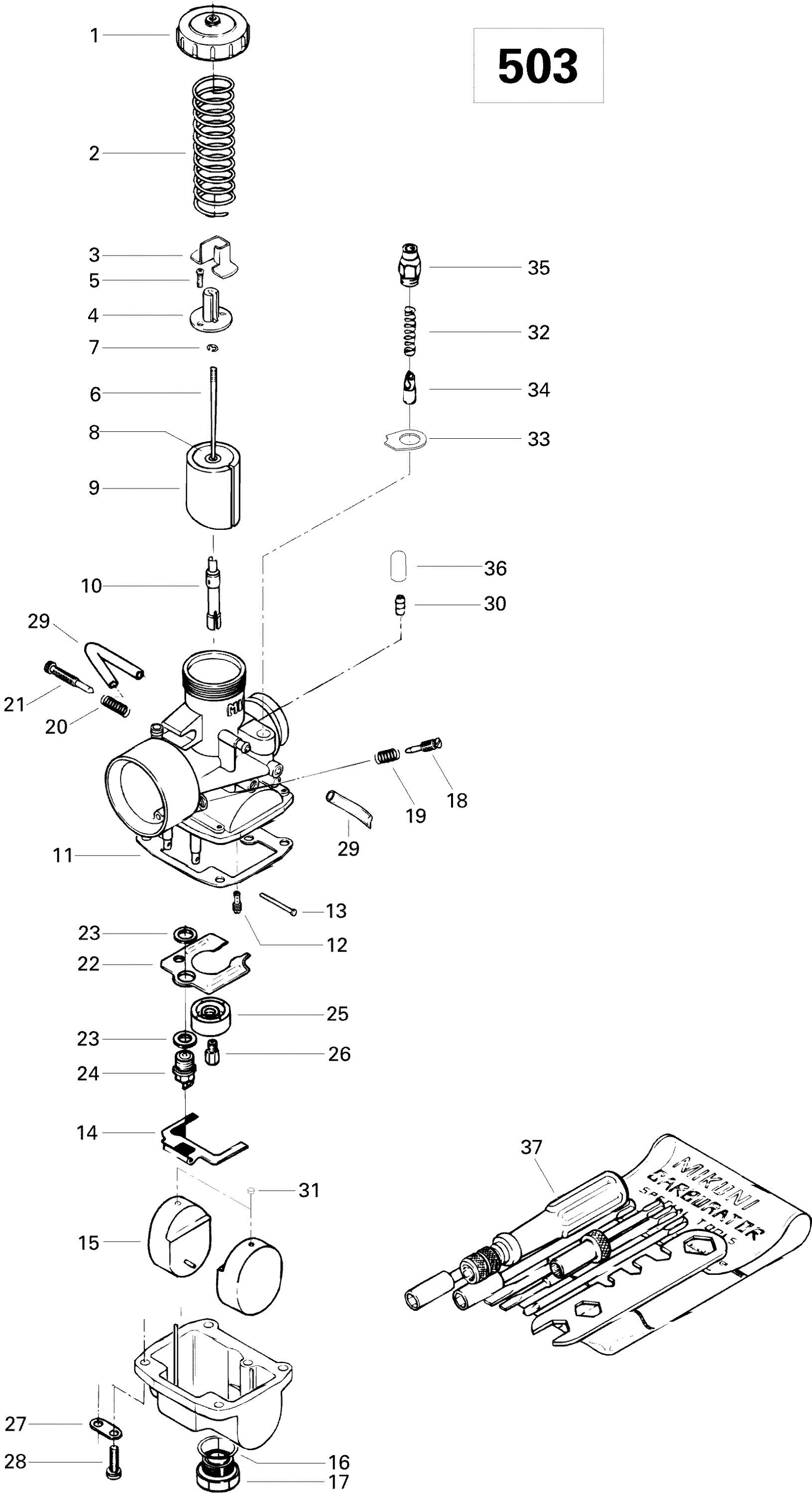 Схема узла: Carburetor 503