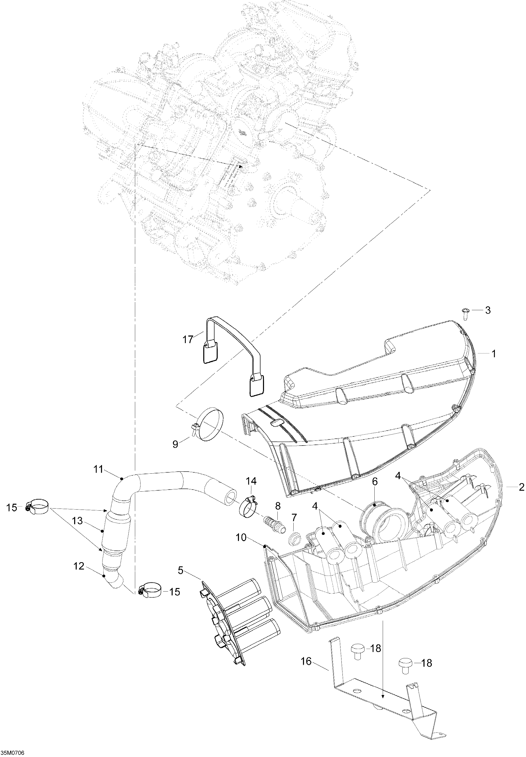 Схема узла: Air Intake System