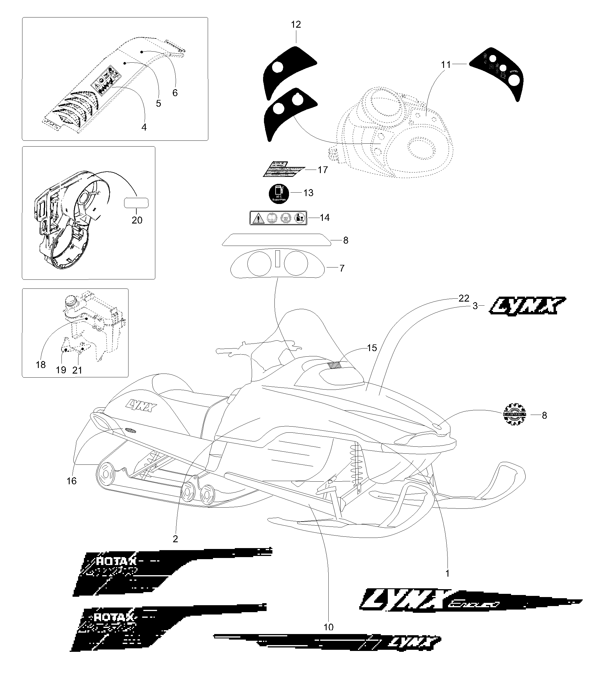 Схема узла: Decals