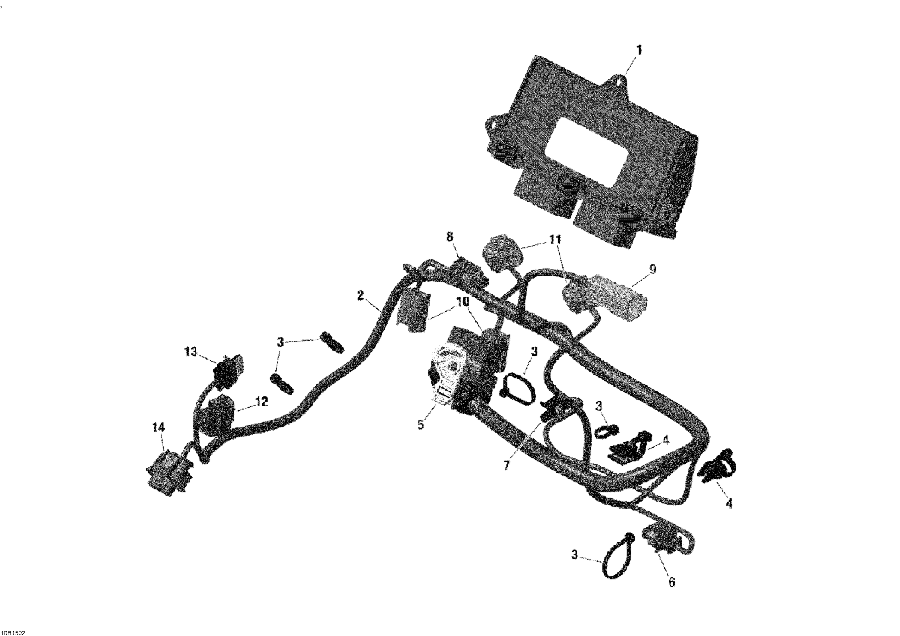 Engine Harness And Electronic Module