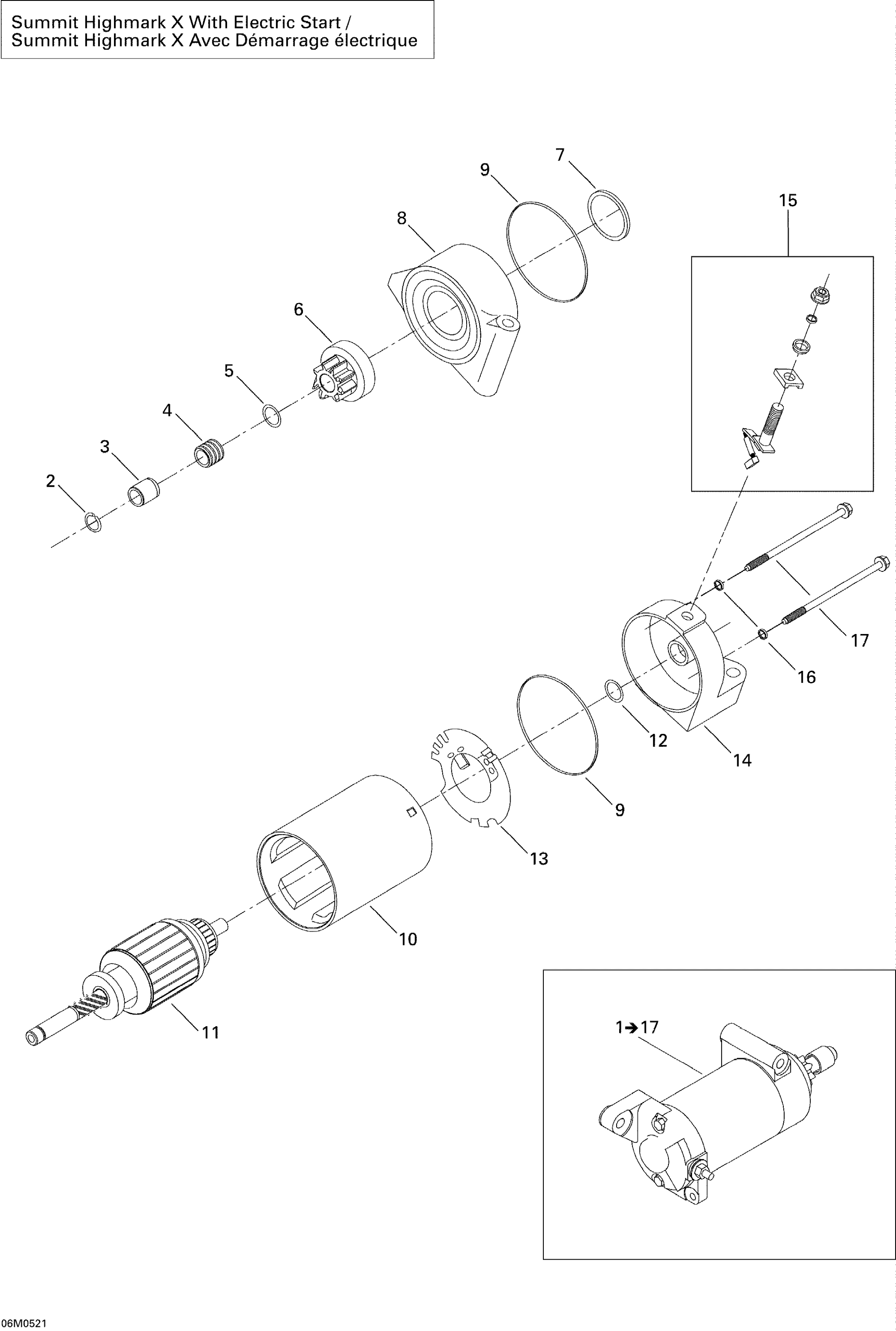 Electric Starter Highmark X (E)