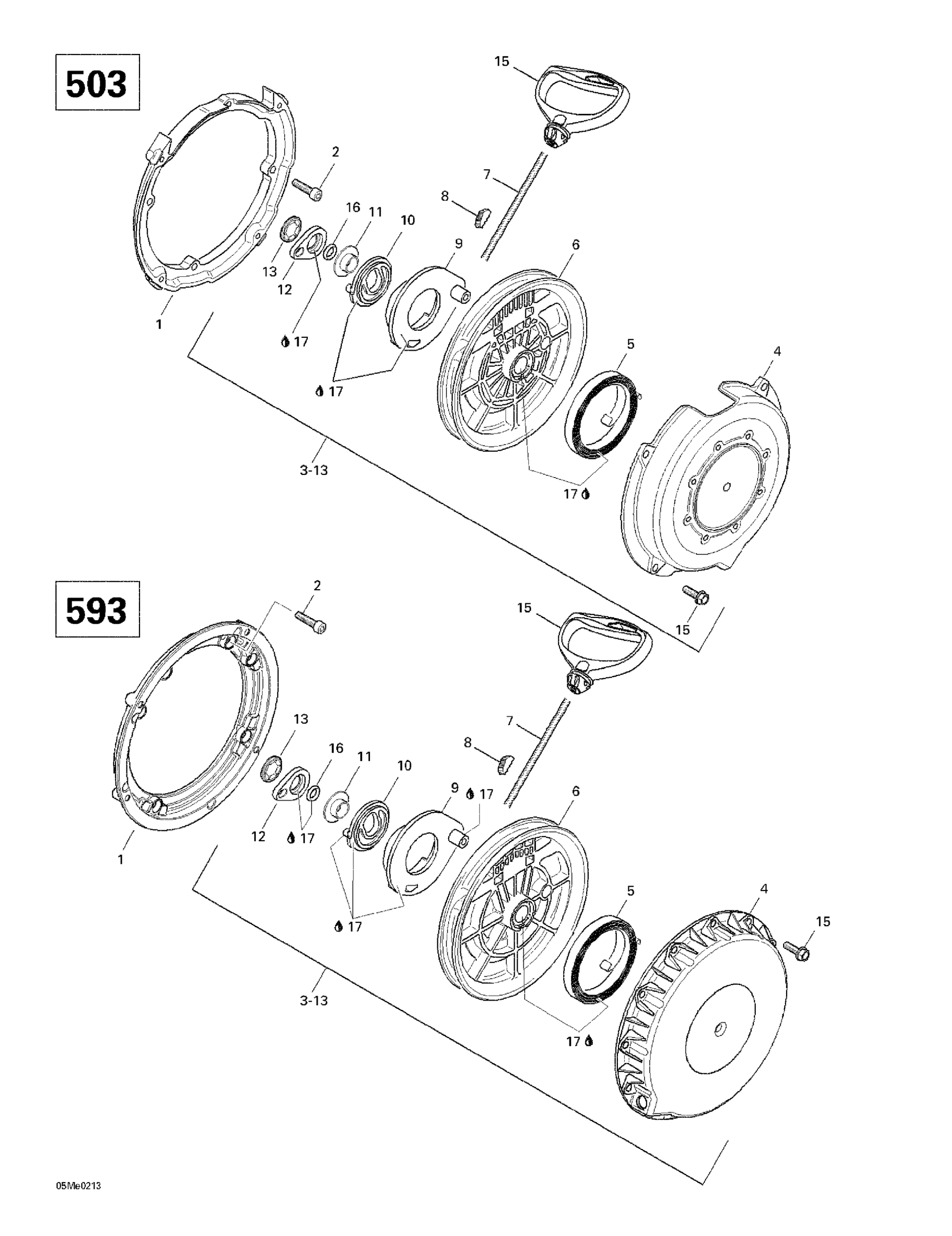Rewind Starter (503)