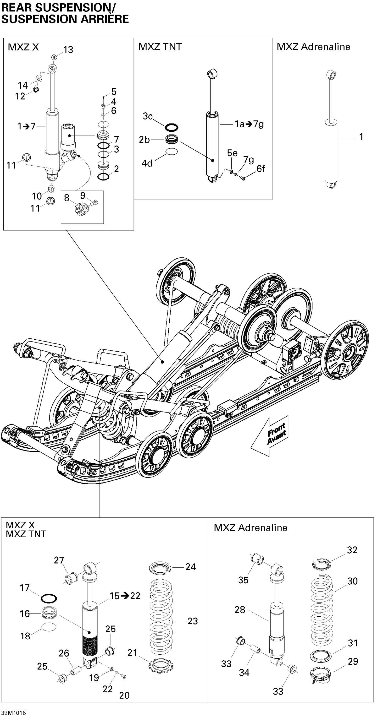 Rear Suspension Shocks TNT