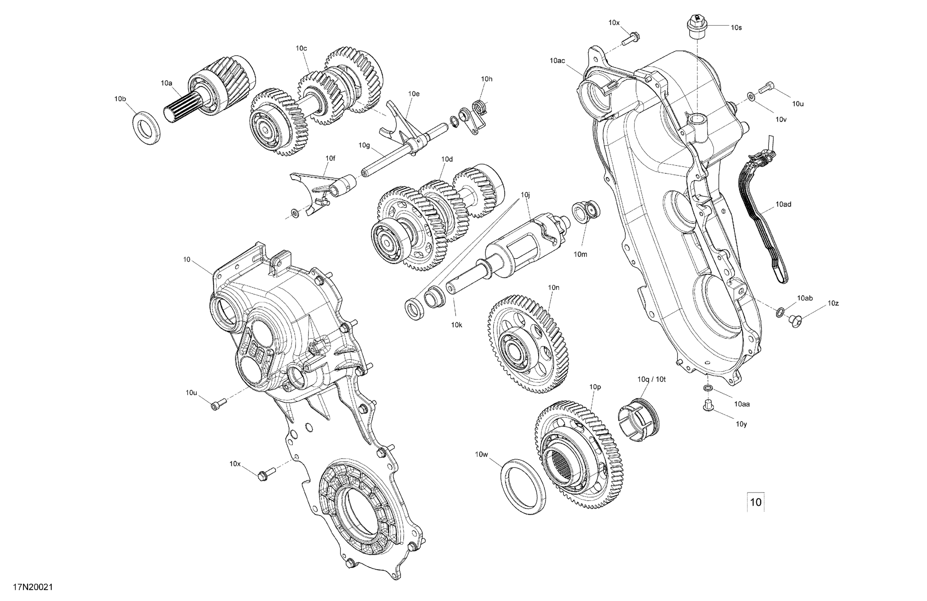 Схема узла: Drive - System - Transmission Fast Ratio