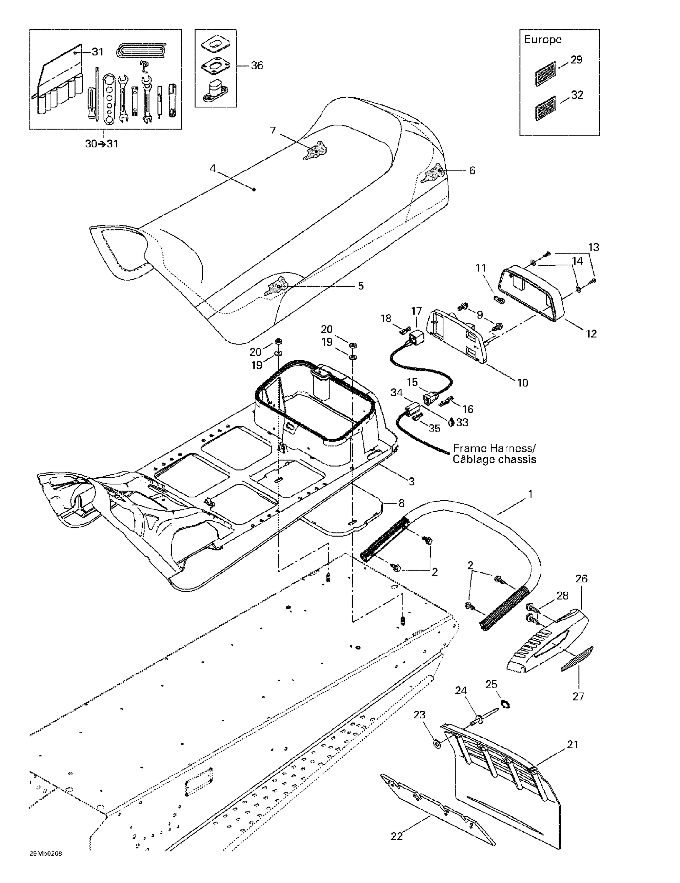 Схема узла: Seat And Accessories