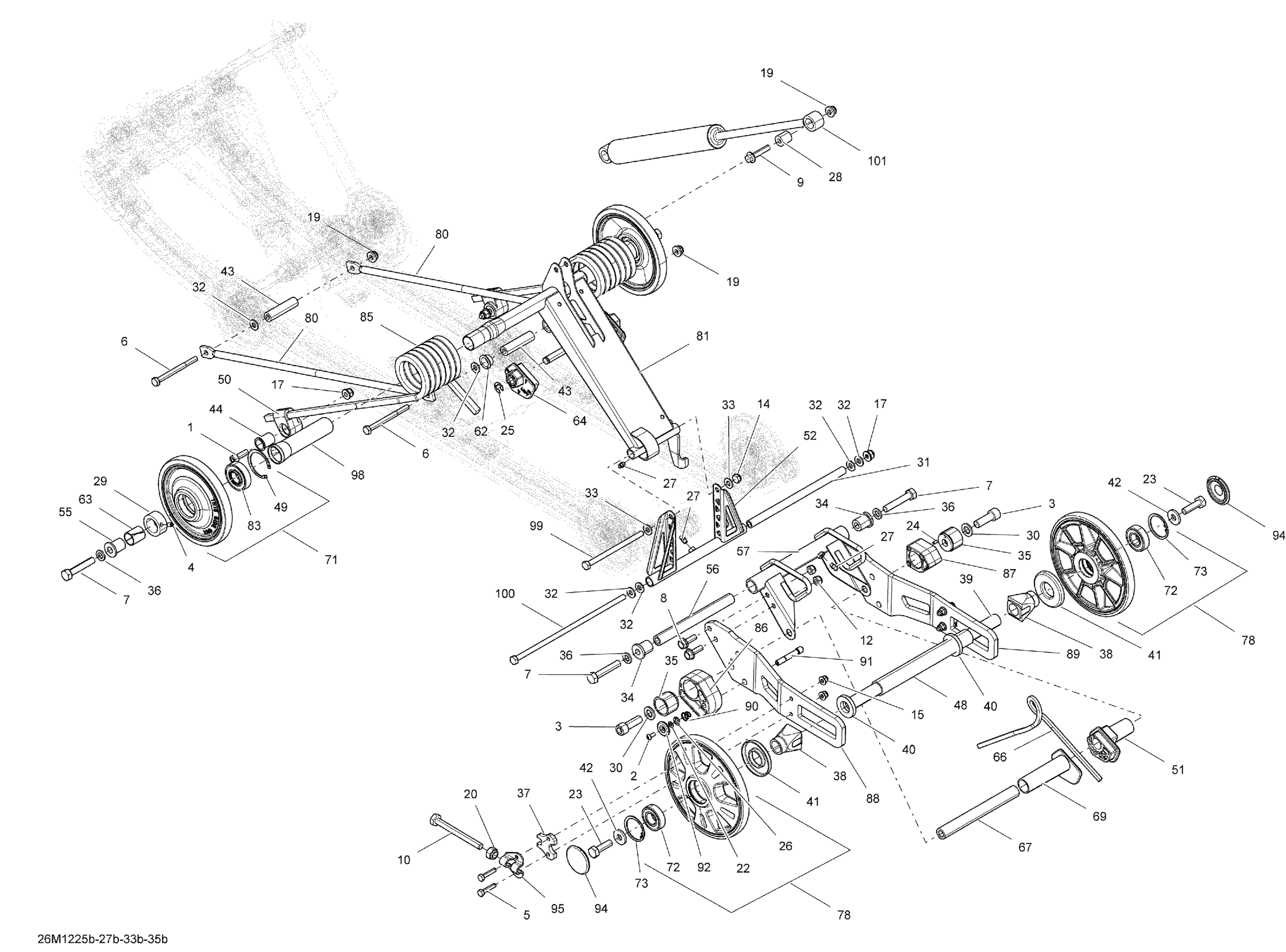 Rear Suspension Rear Arm (LT)
