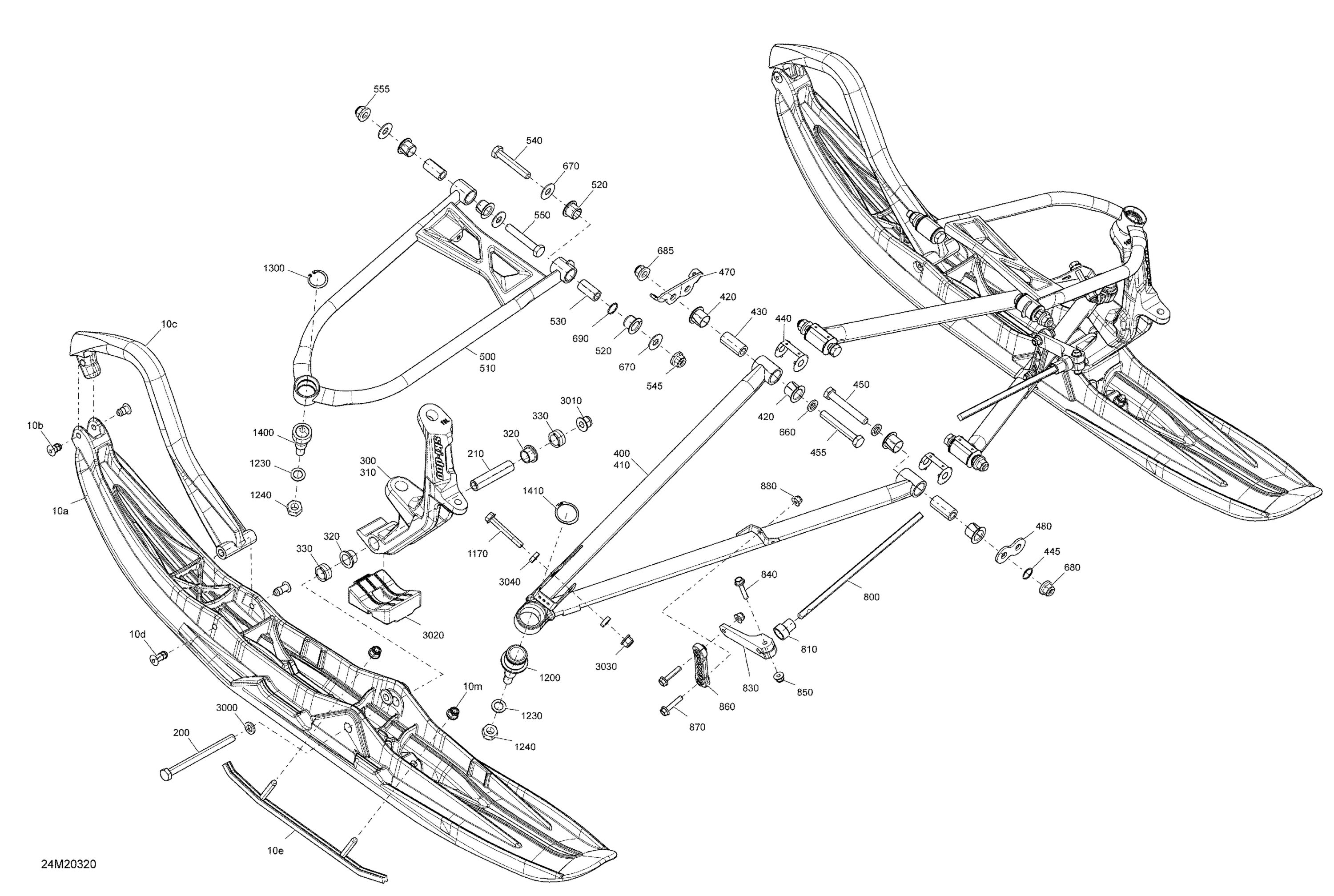 Схема узла: Suspension, Front - System