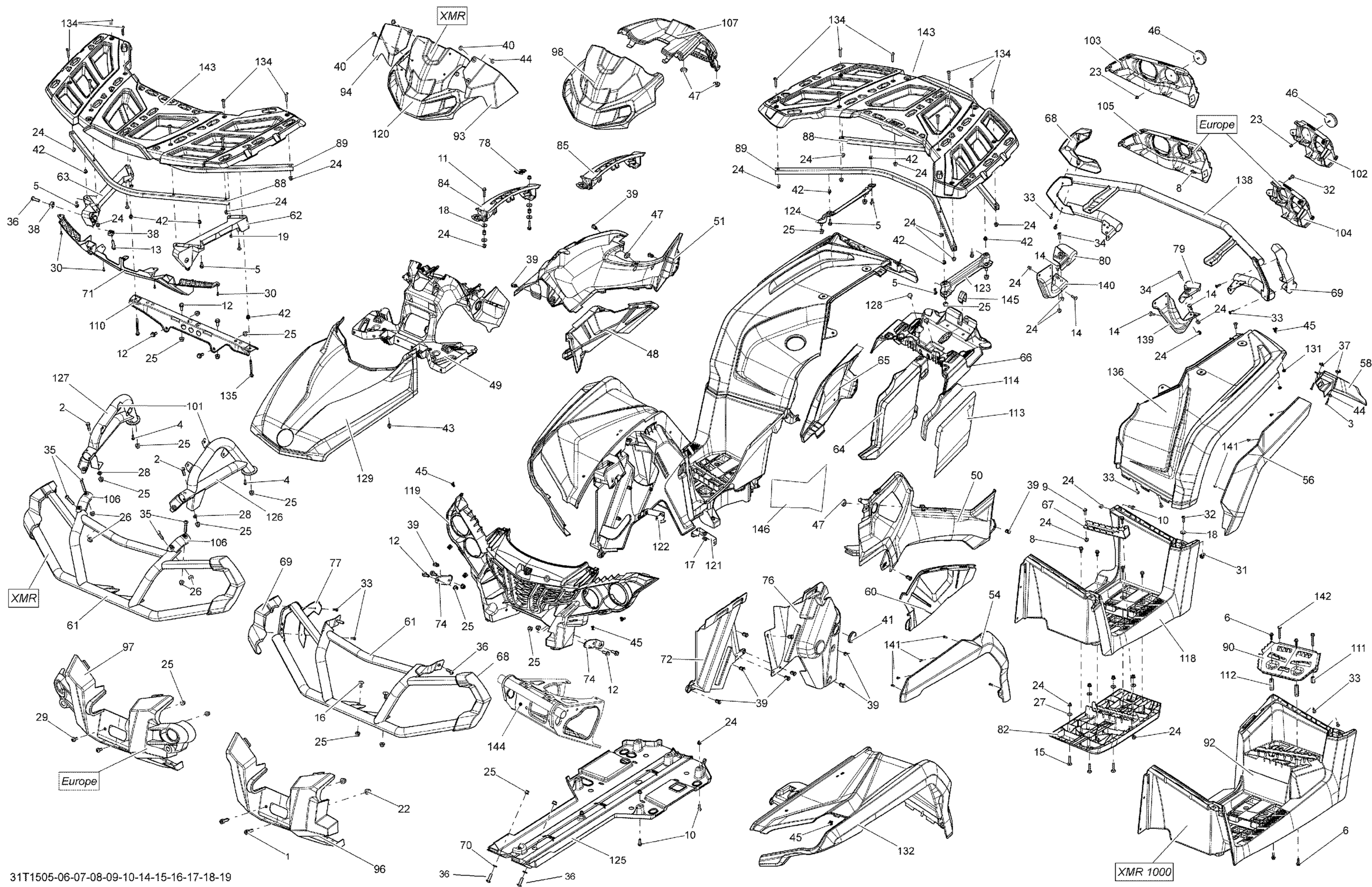 Схема узла: Body And Accessories _31T1505