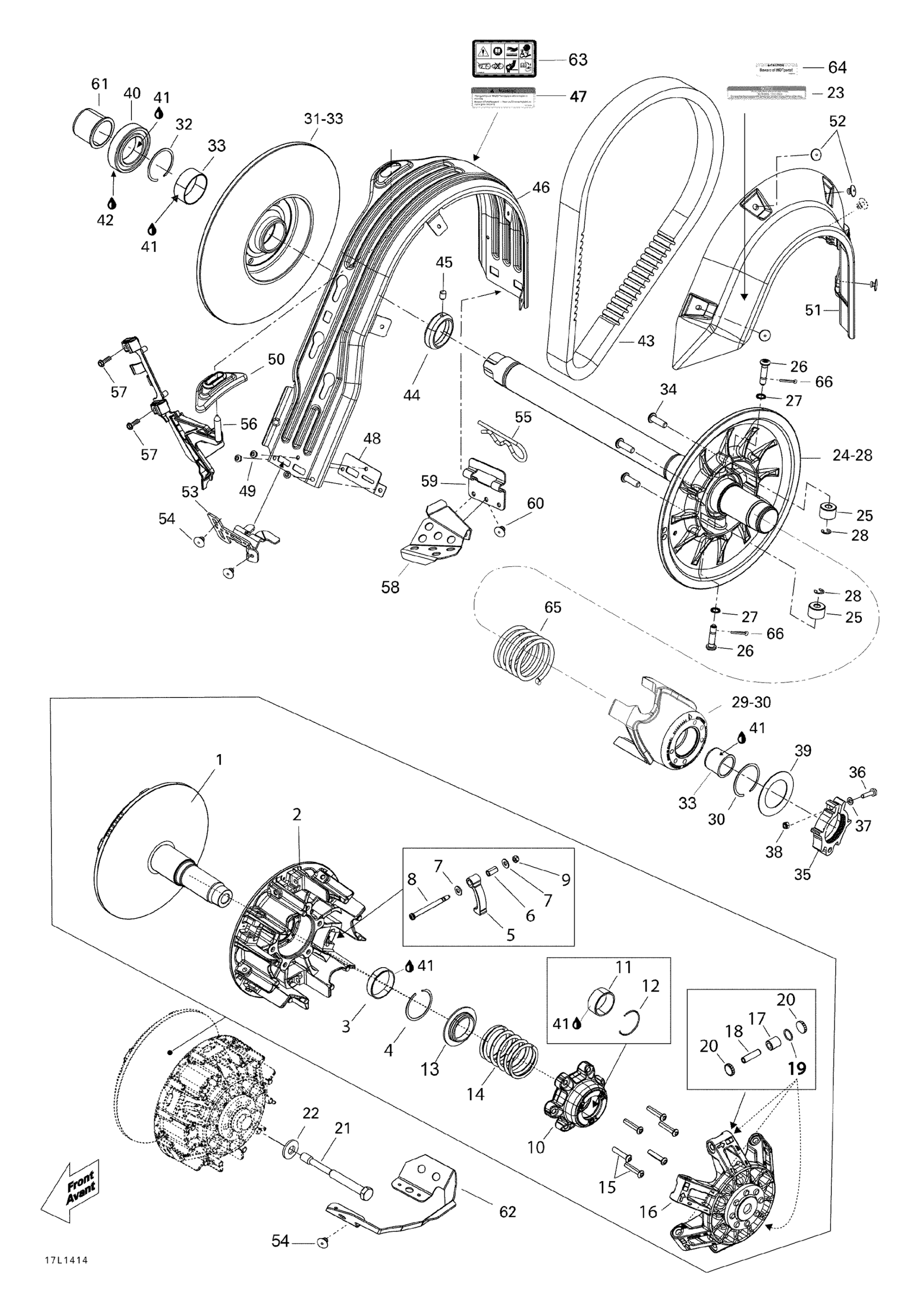 Схема узла: Pulley System