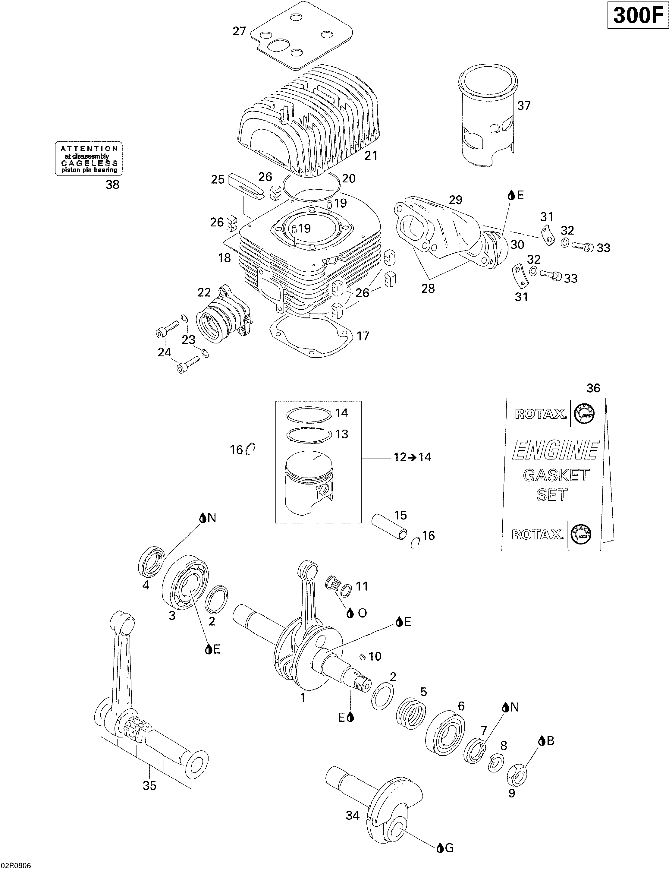 Crankshaft, Piston And Cylinder