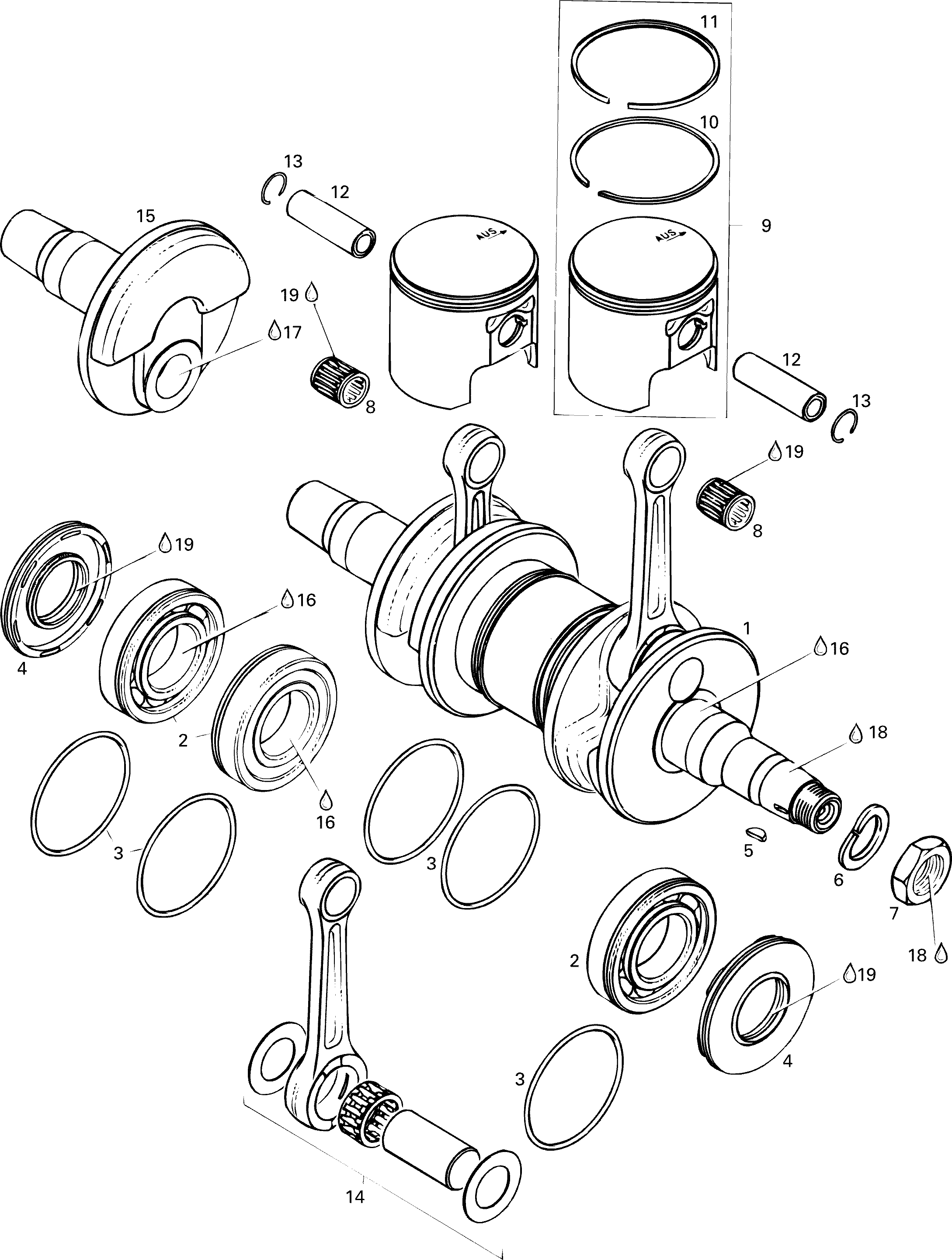 Crankshaft And Pistons