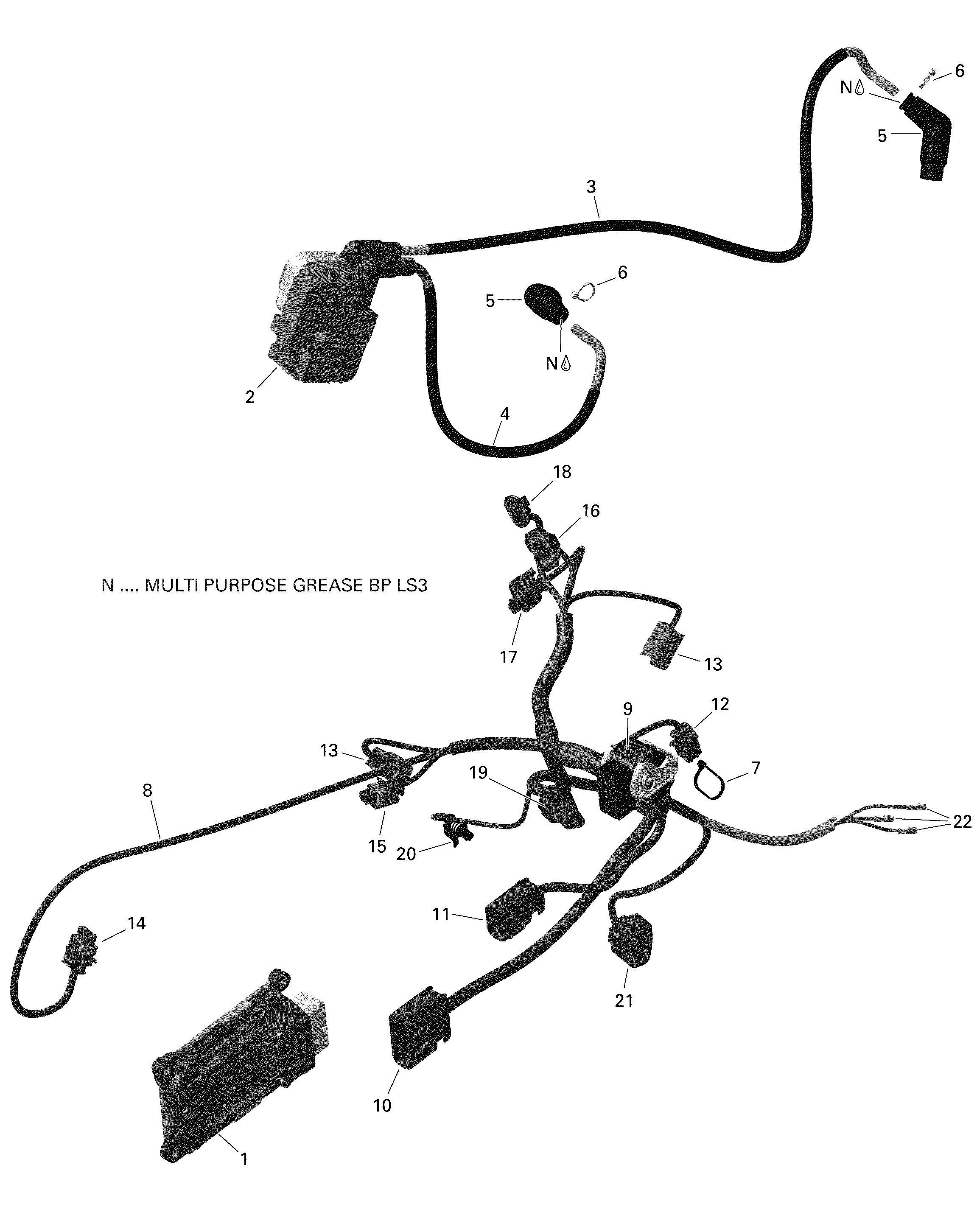 Engine Harness And Electronic Module  - V1