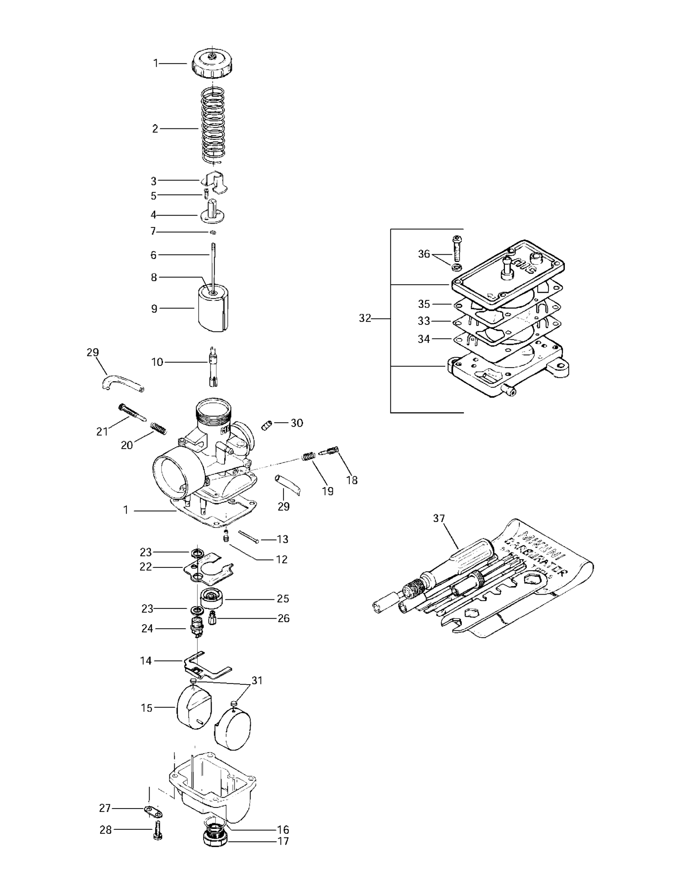 Схема узла: Carburetor