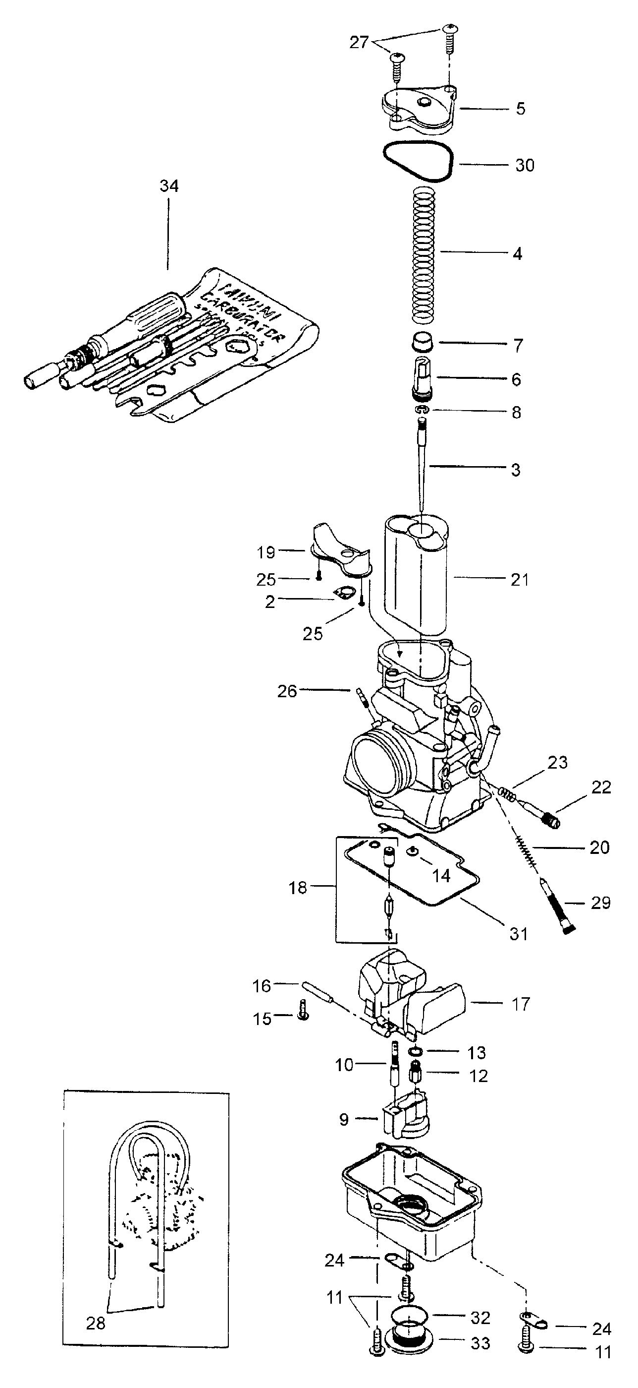 Схема узла: Carburetor