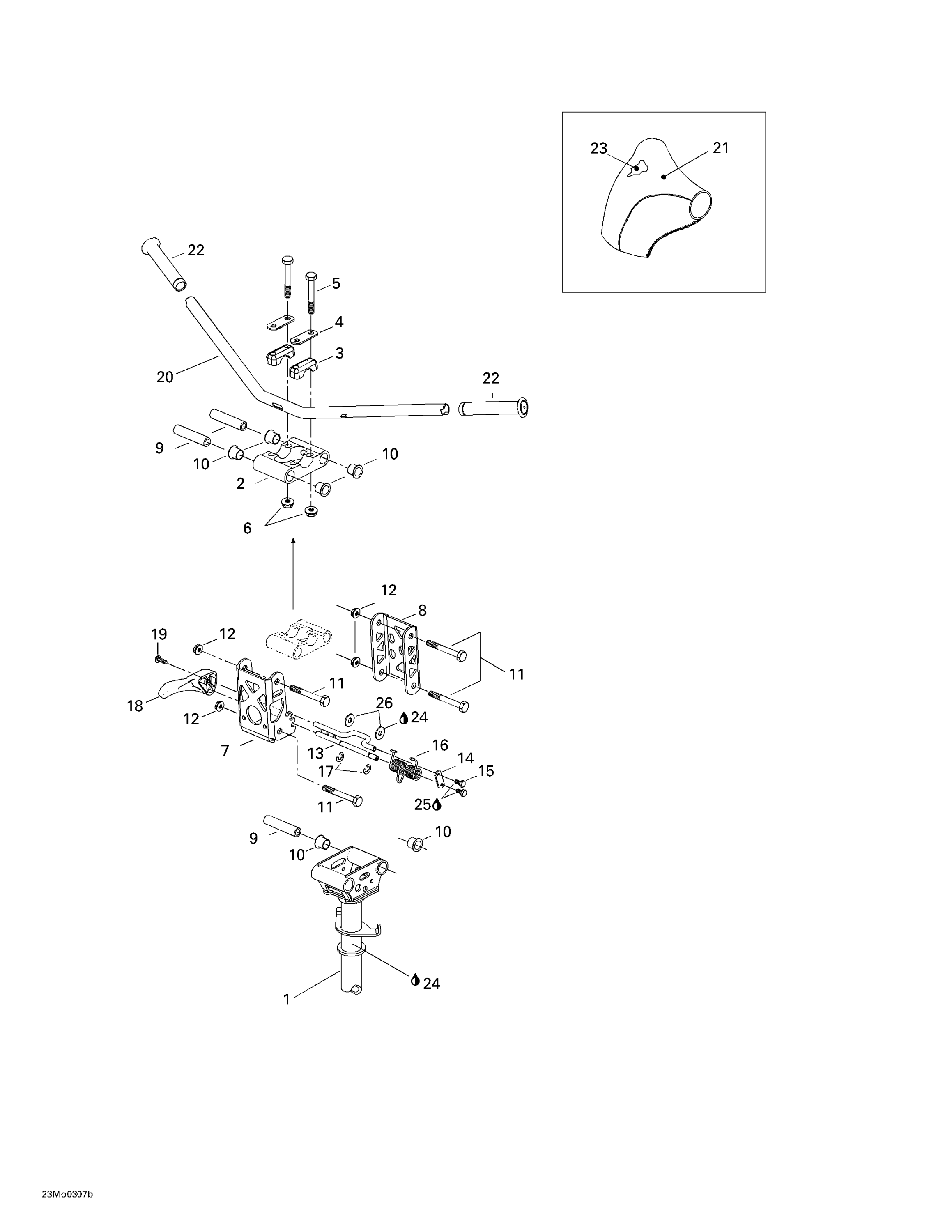 Handlebar - Adjustable (SE)