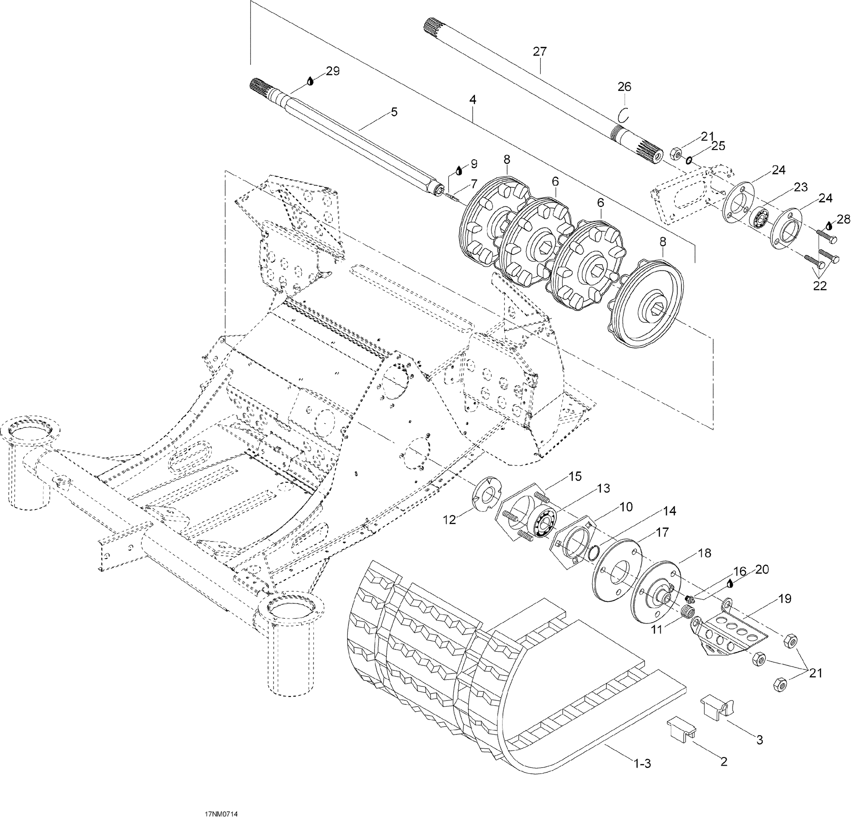Drive Axle And Track