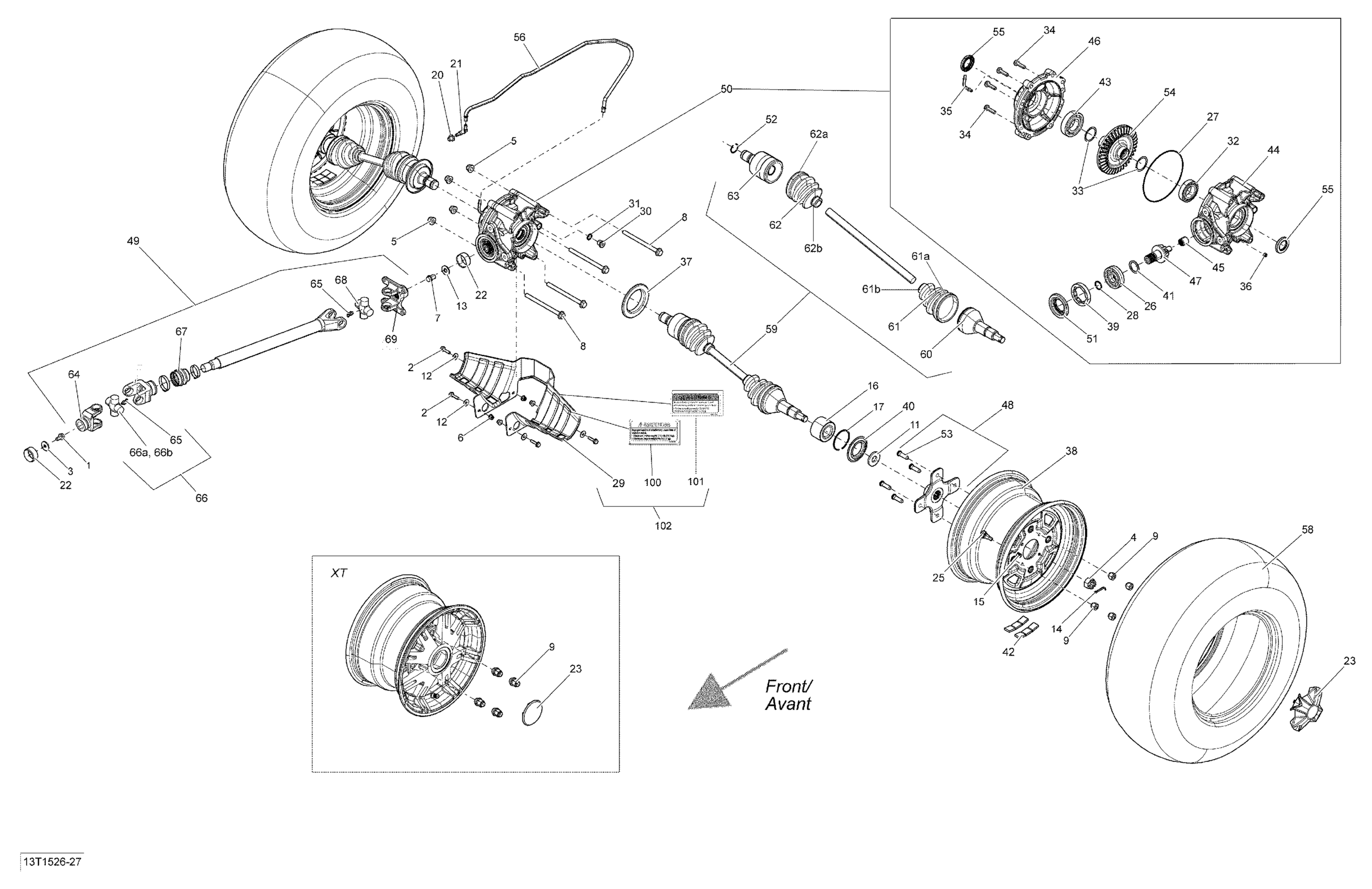 Drive System, Rear _13T1527