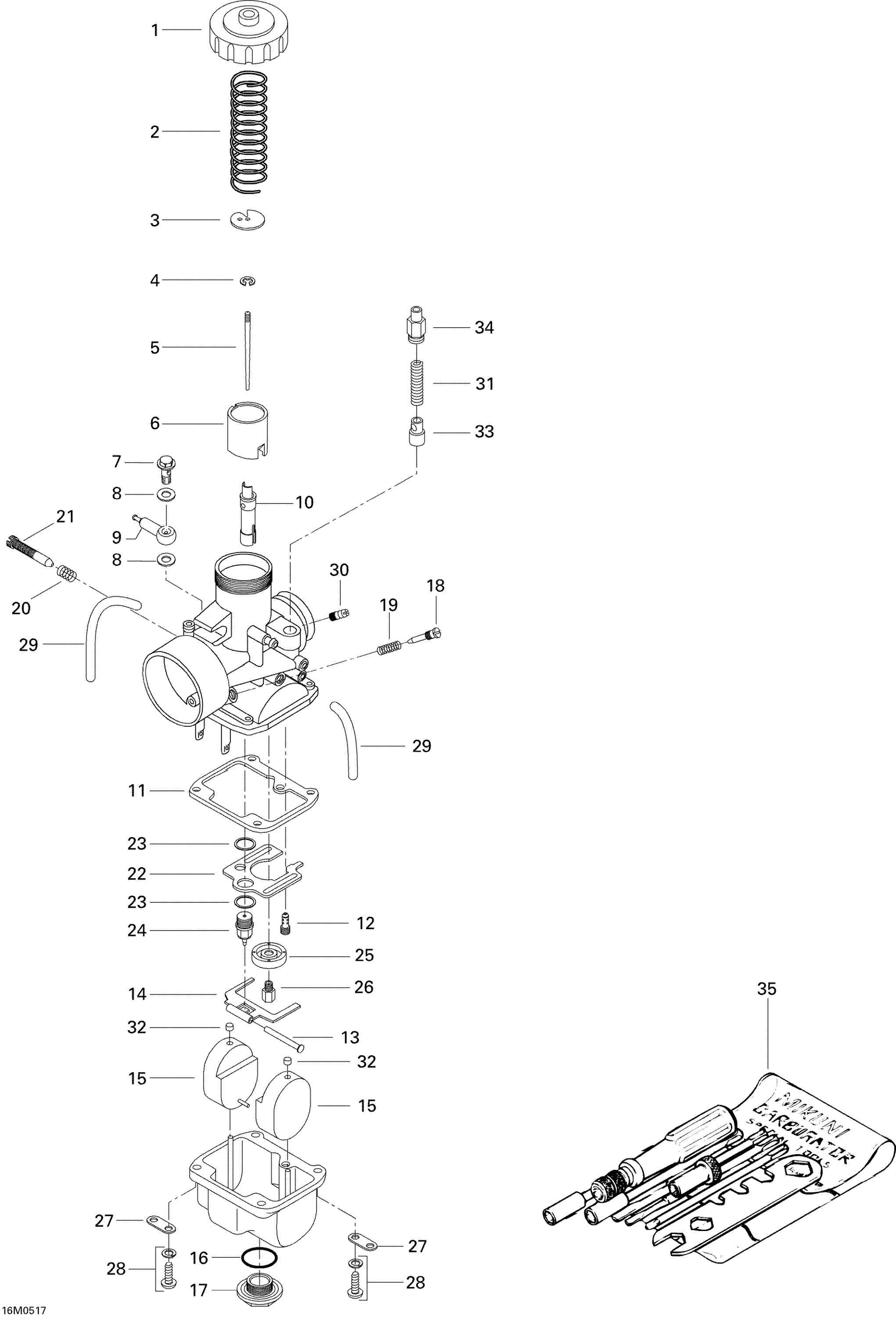 Схема узла: Carburetor