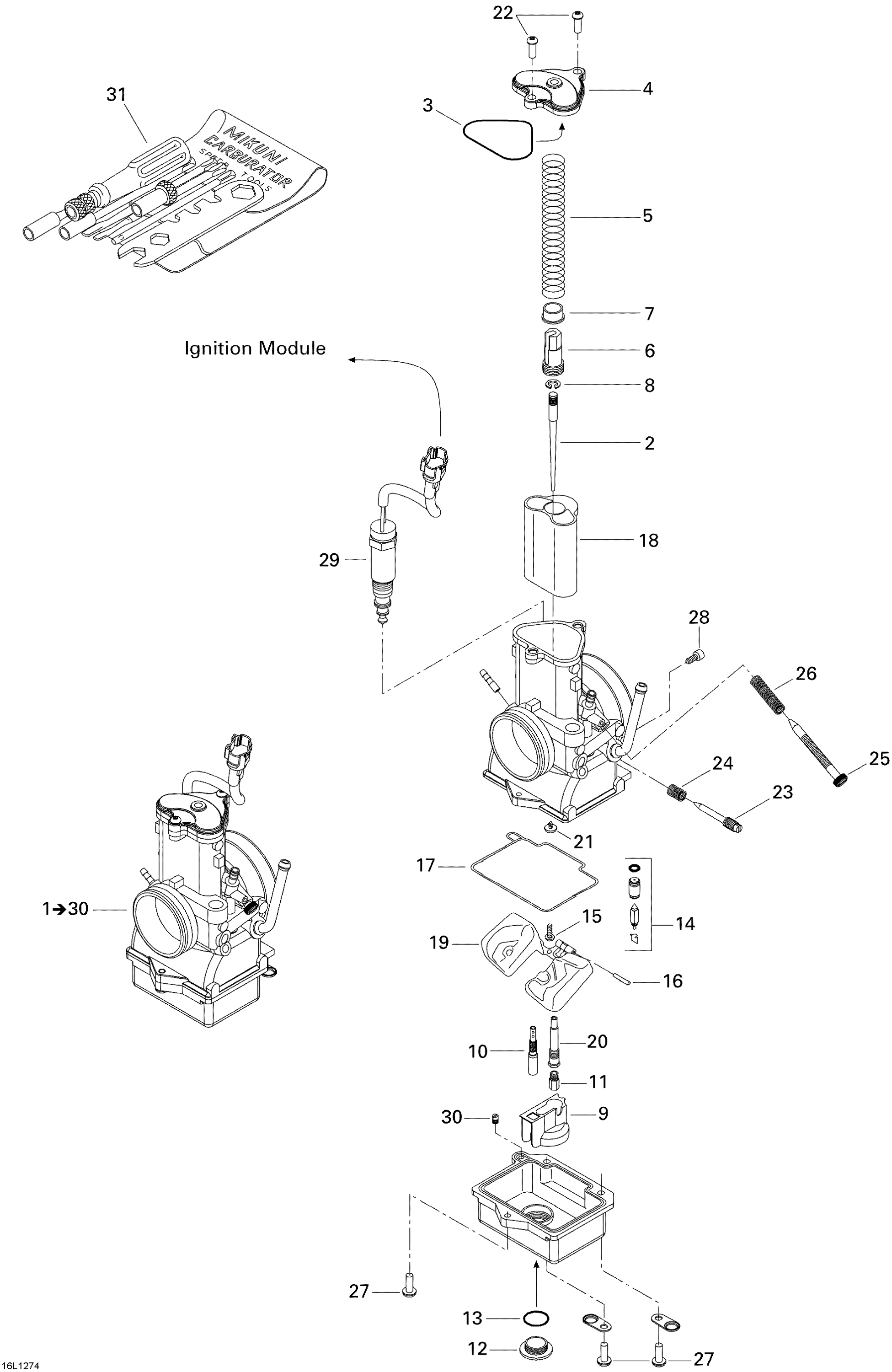 Схема узла: Carburetor
