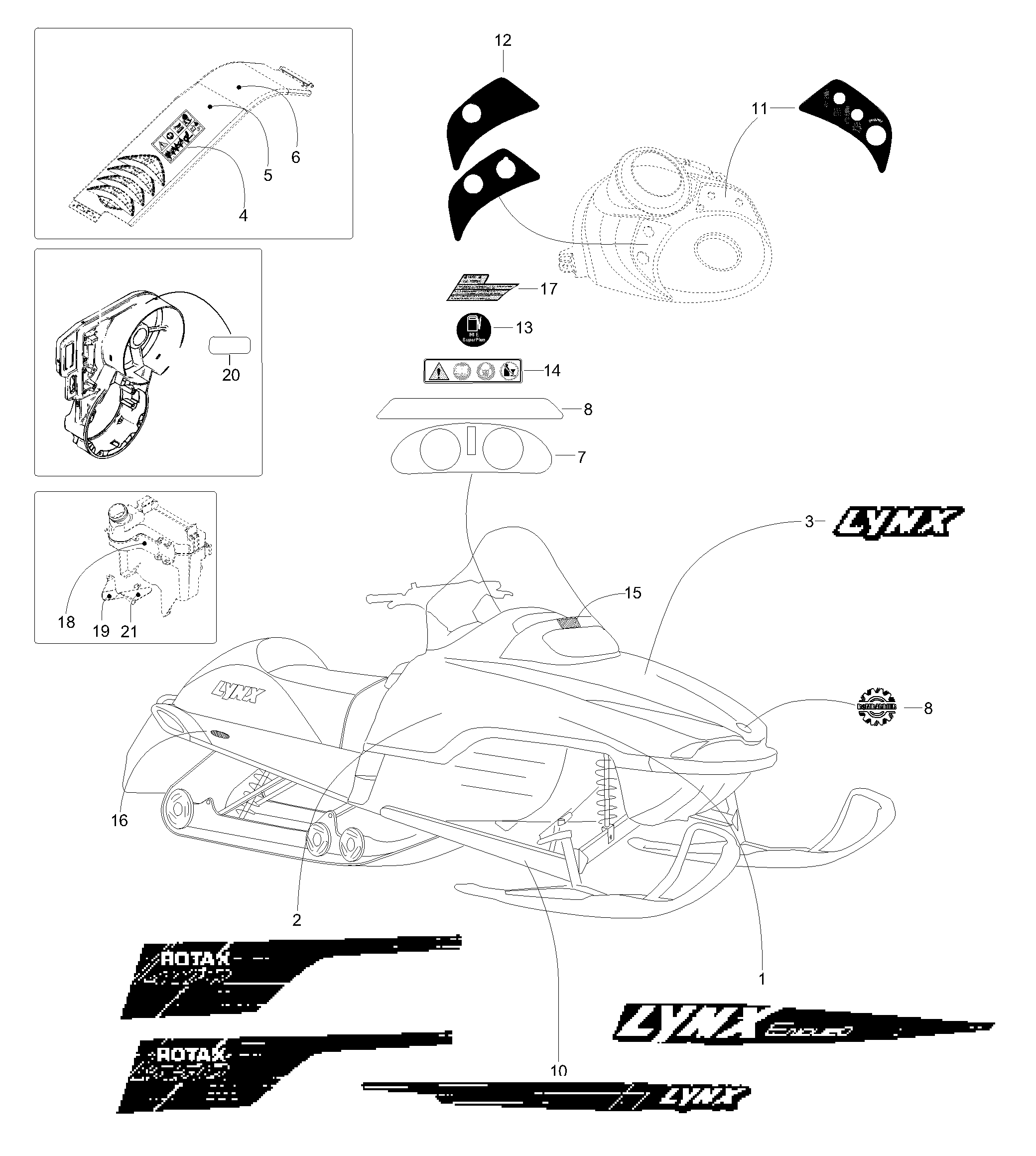 Схема узла: Decals