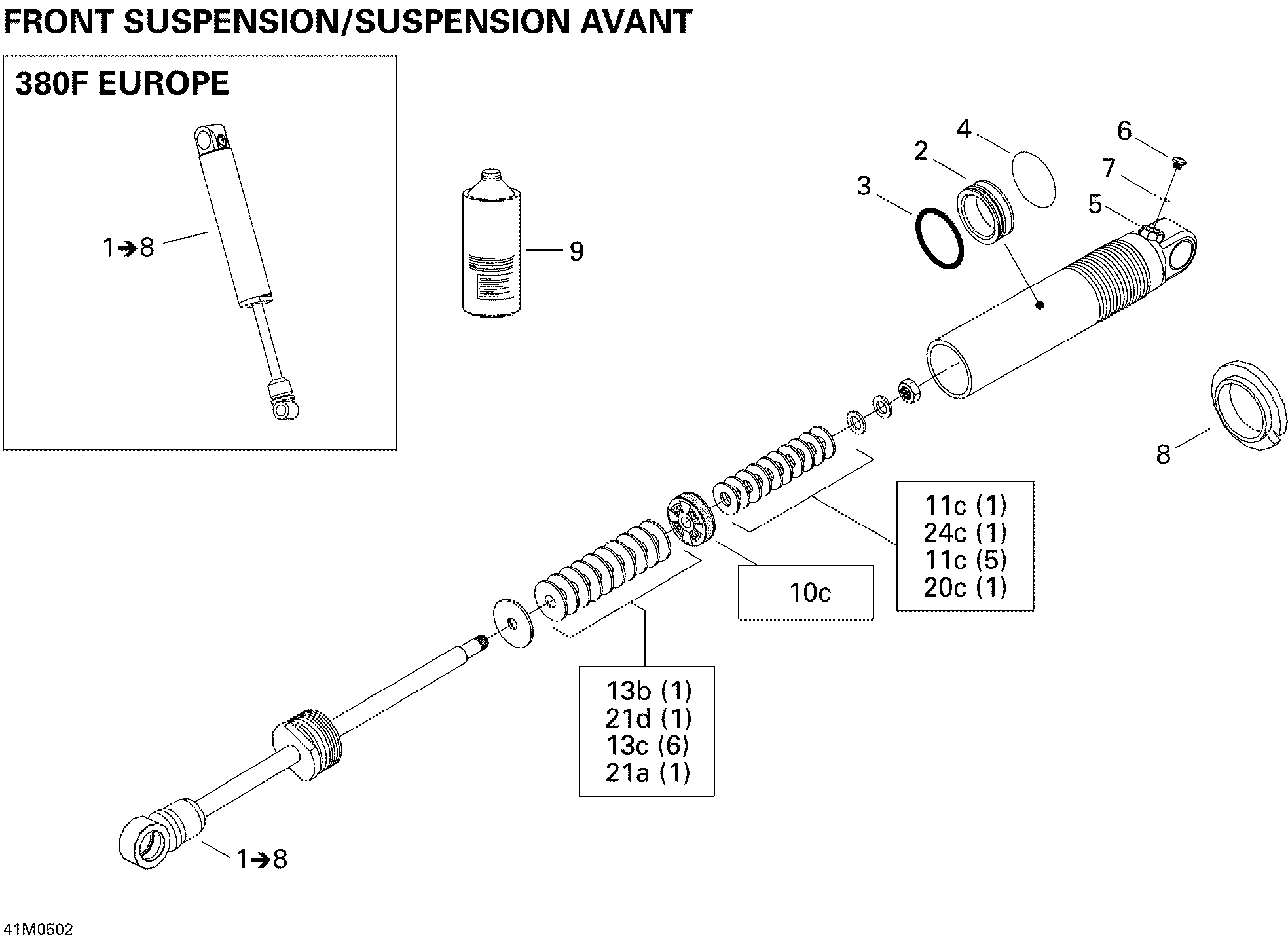 Take Apart Shock, Front 380F