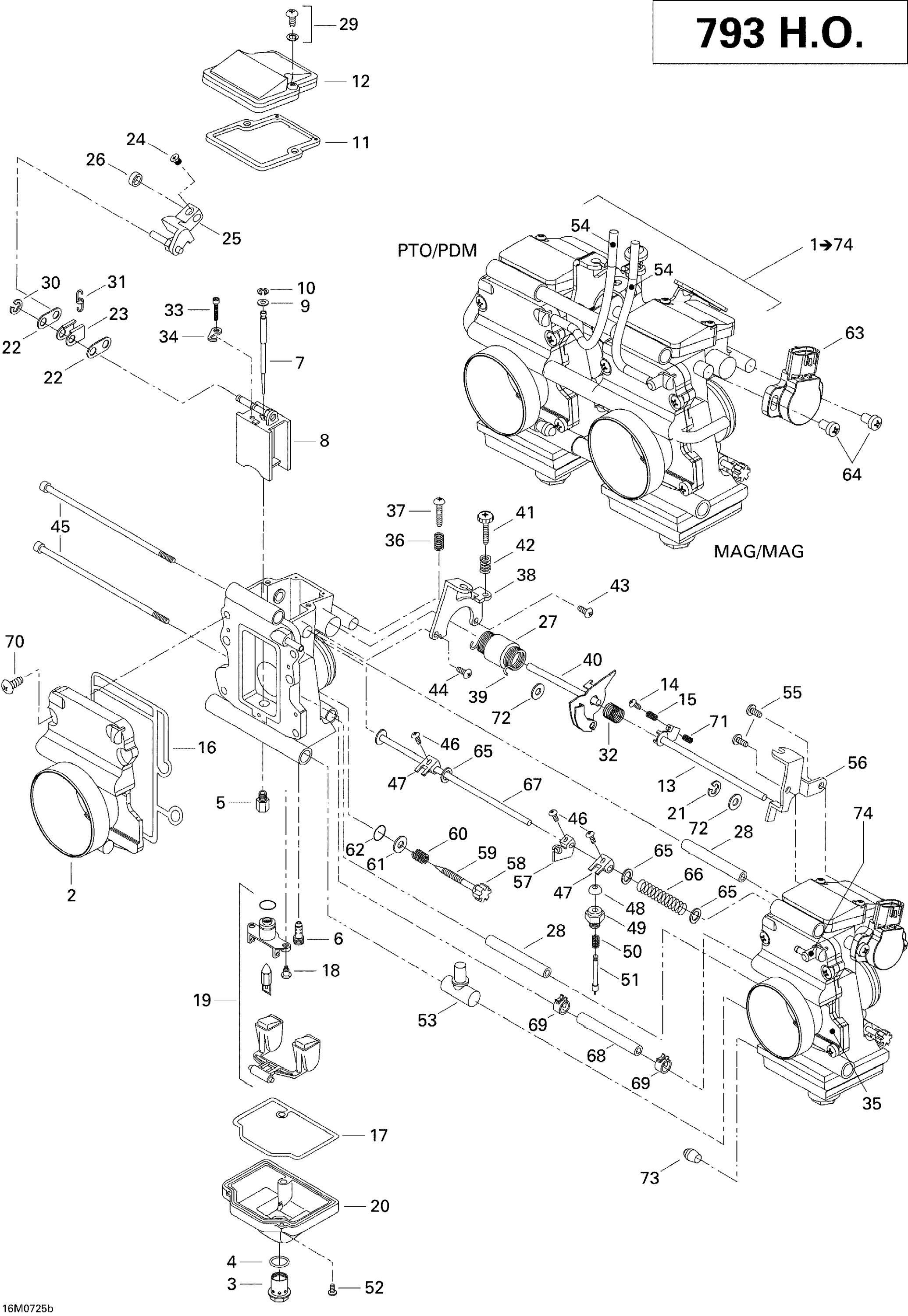 Схема узла: Carburetor