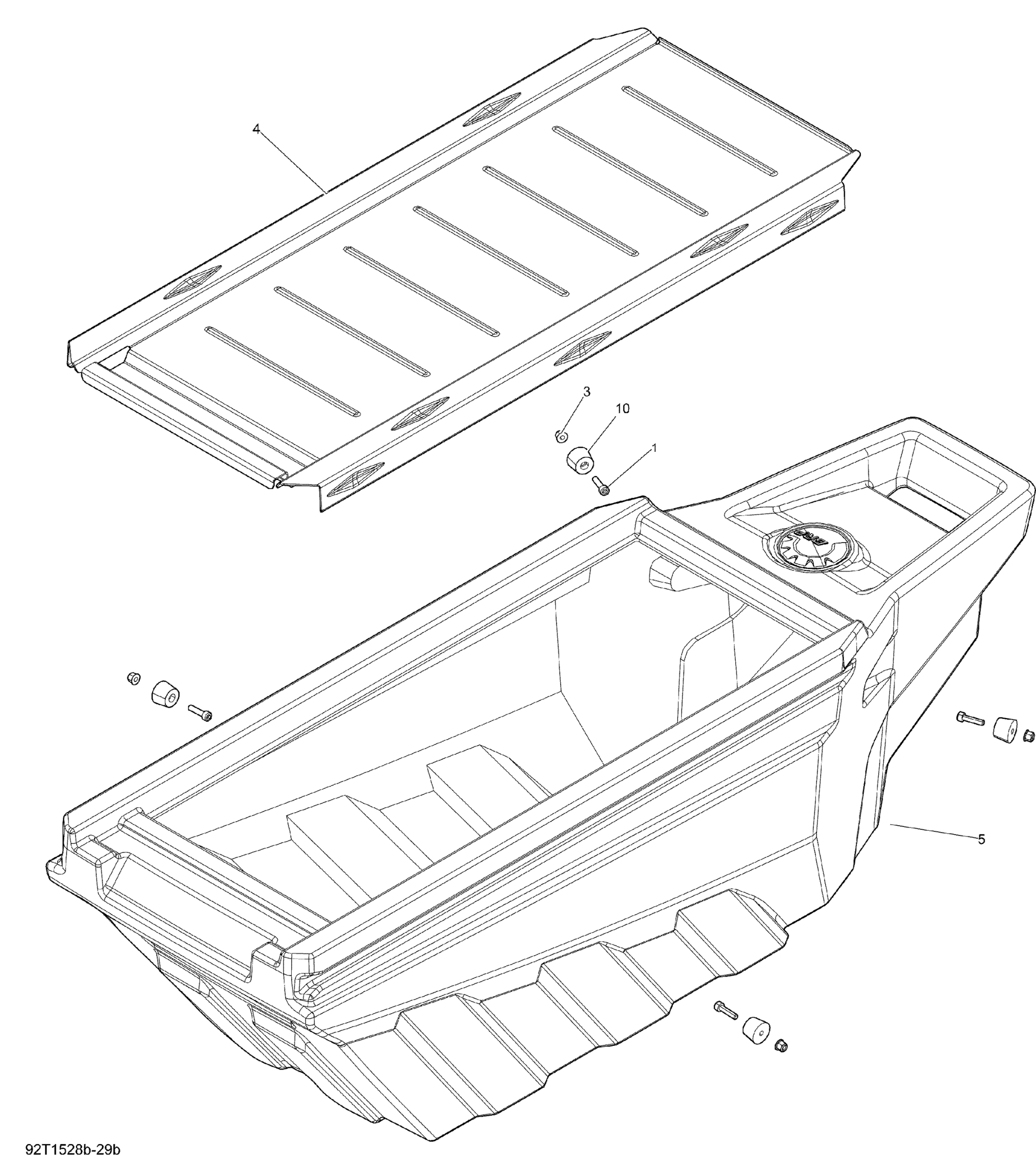 Cargo Drawer Box Kit_92T1528b