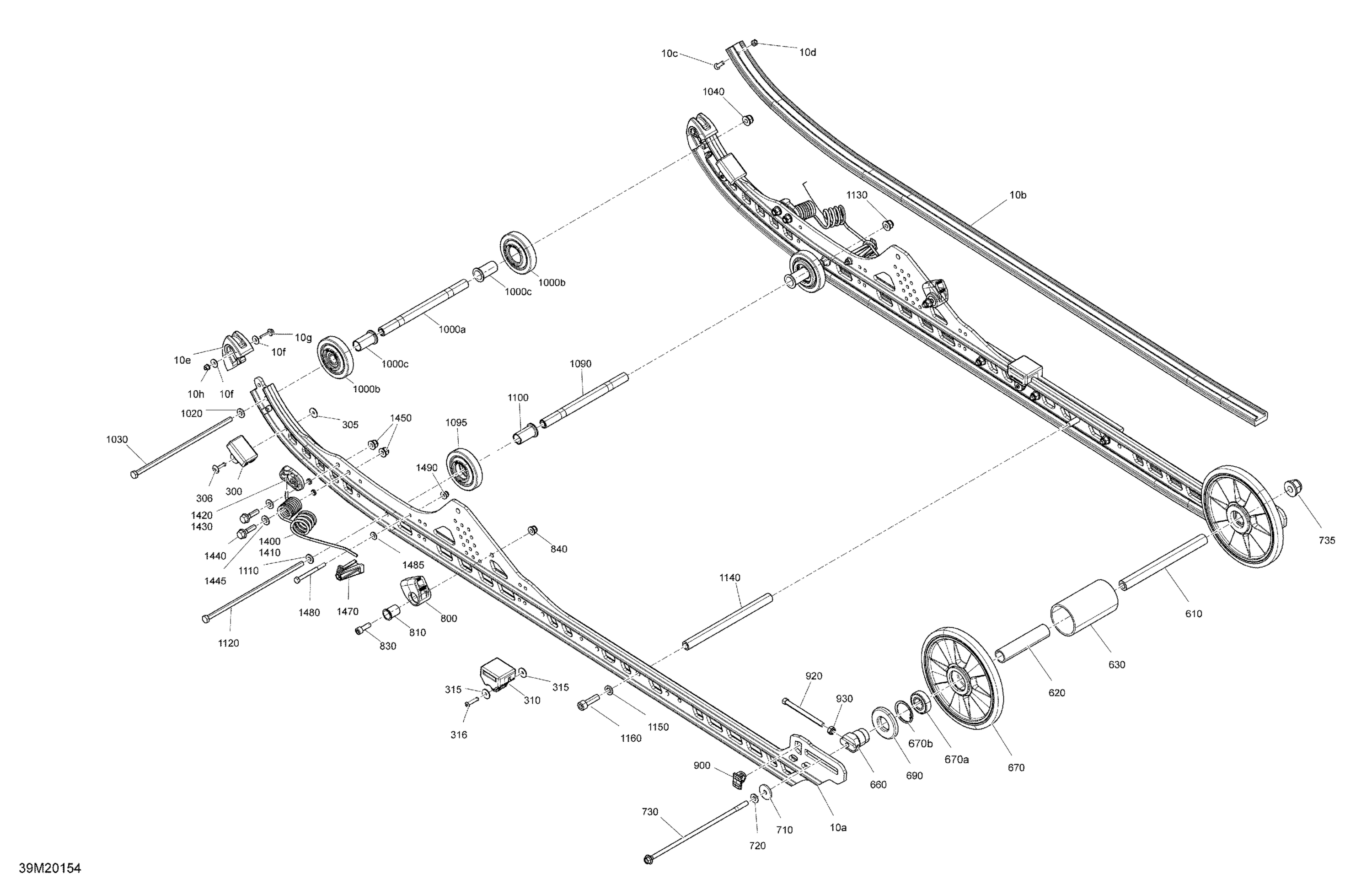 Suspension, Rear - Lower Section  - Except Model 146