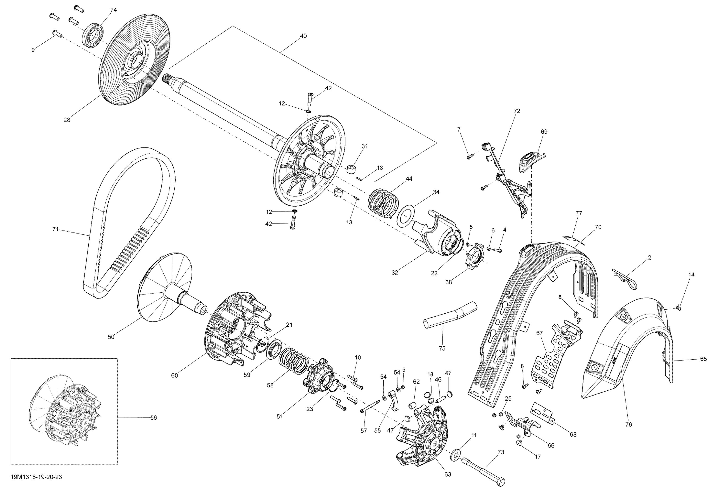 Схема узла: Pulley System