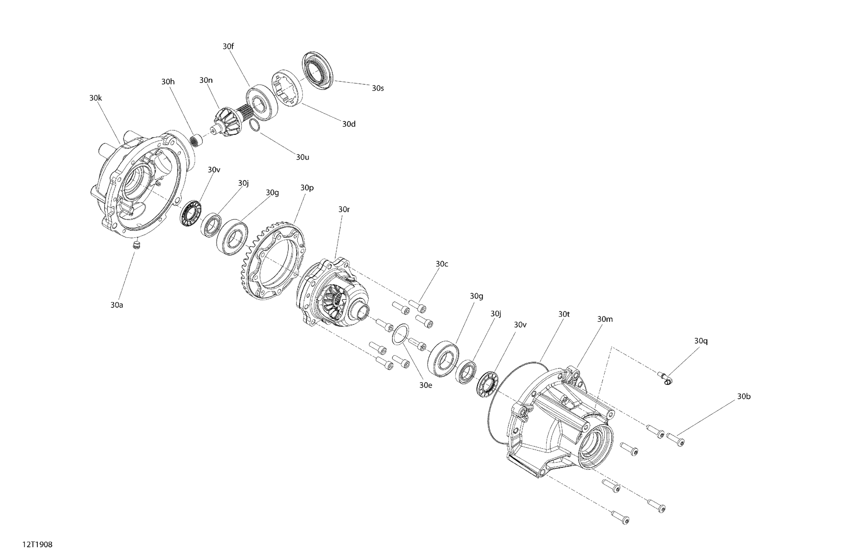 Front Drive - 6X6 - 450 EFI - Differential Parts