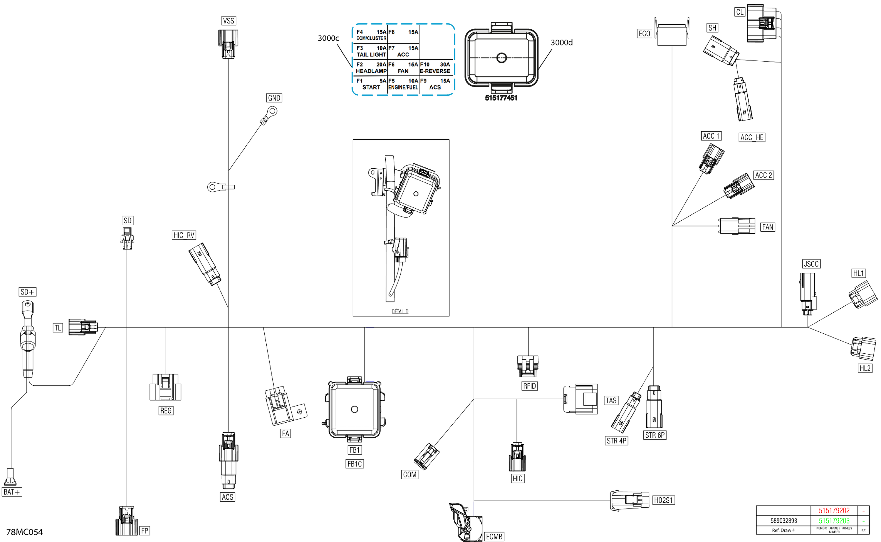 Electric - Main Harness - 515179365