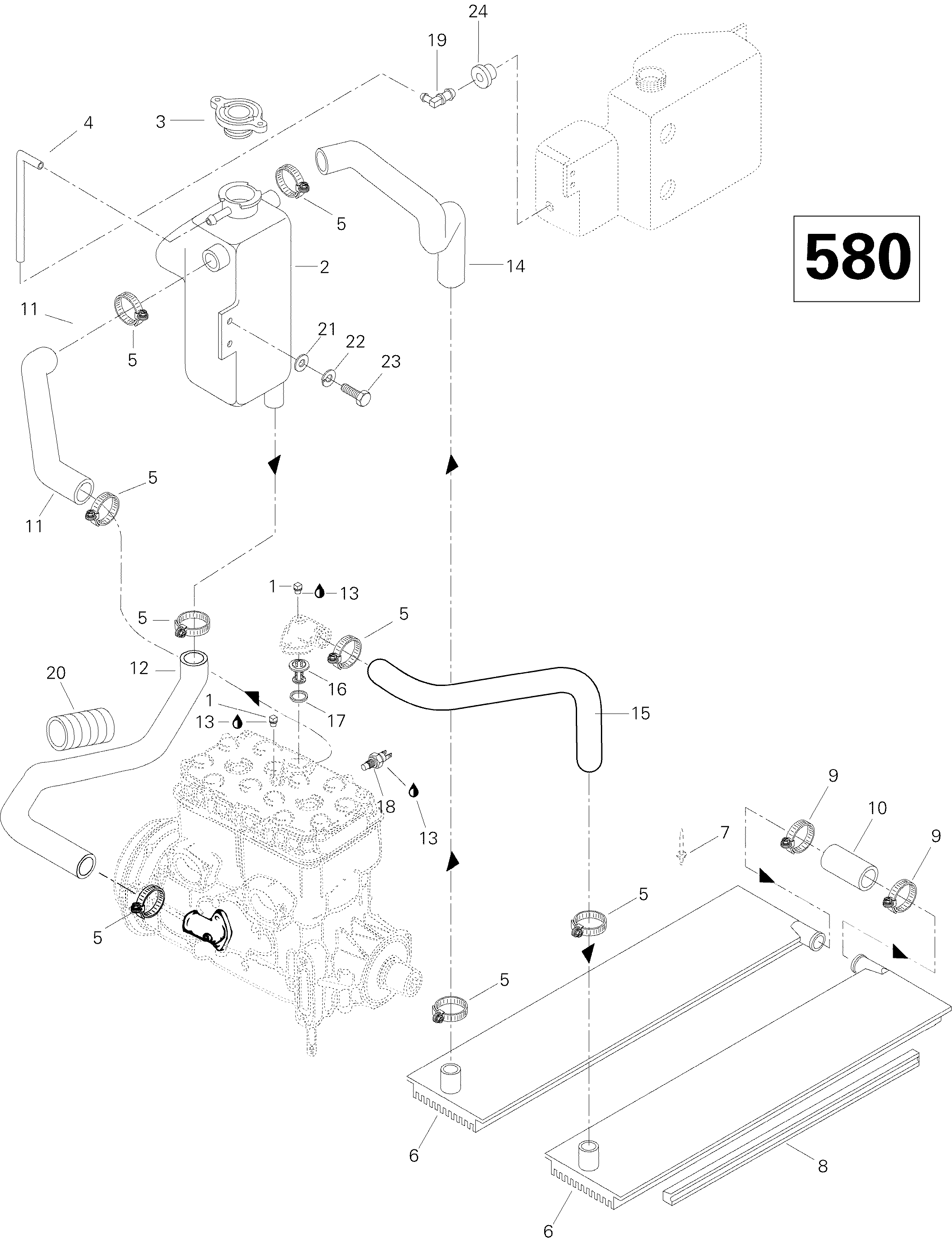 Cooling System (580)
