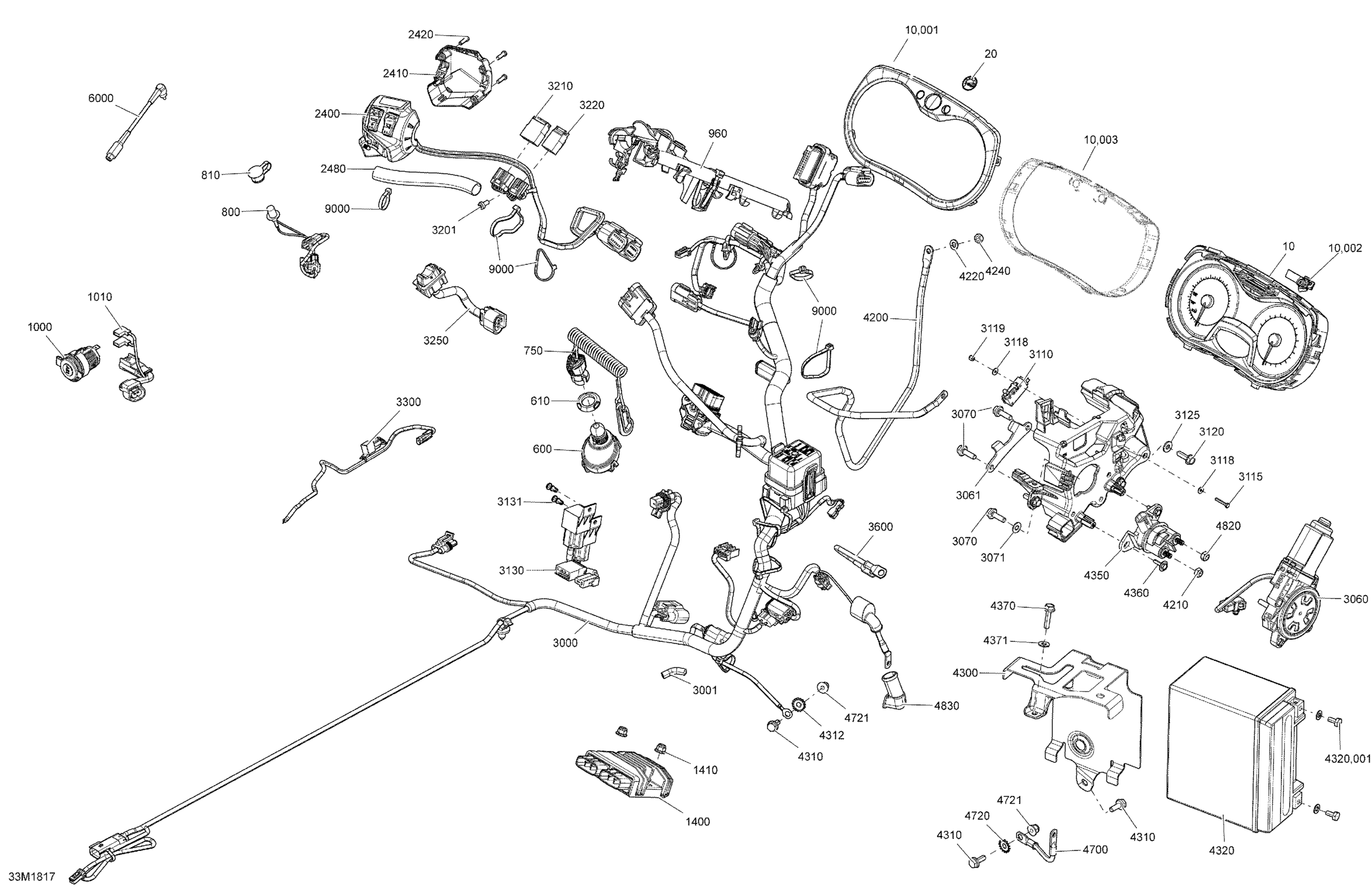 Electrical System Grand Touring - 1200 4-TEC - Package LE