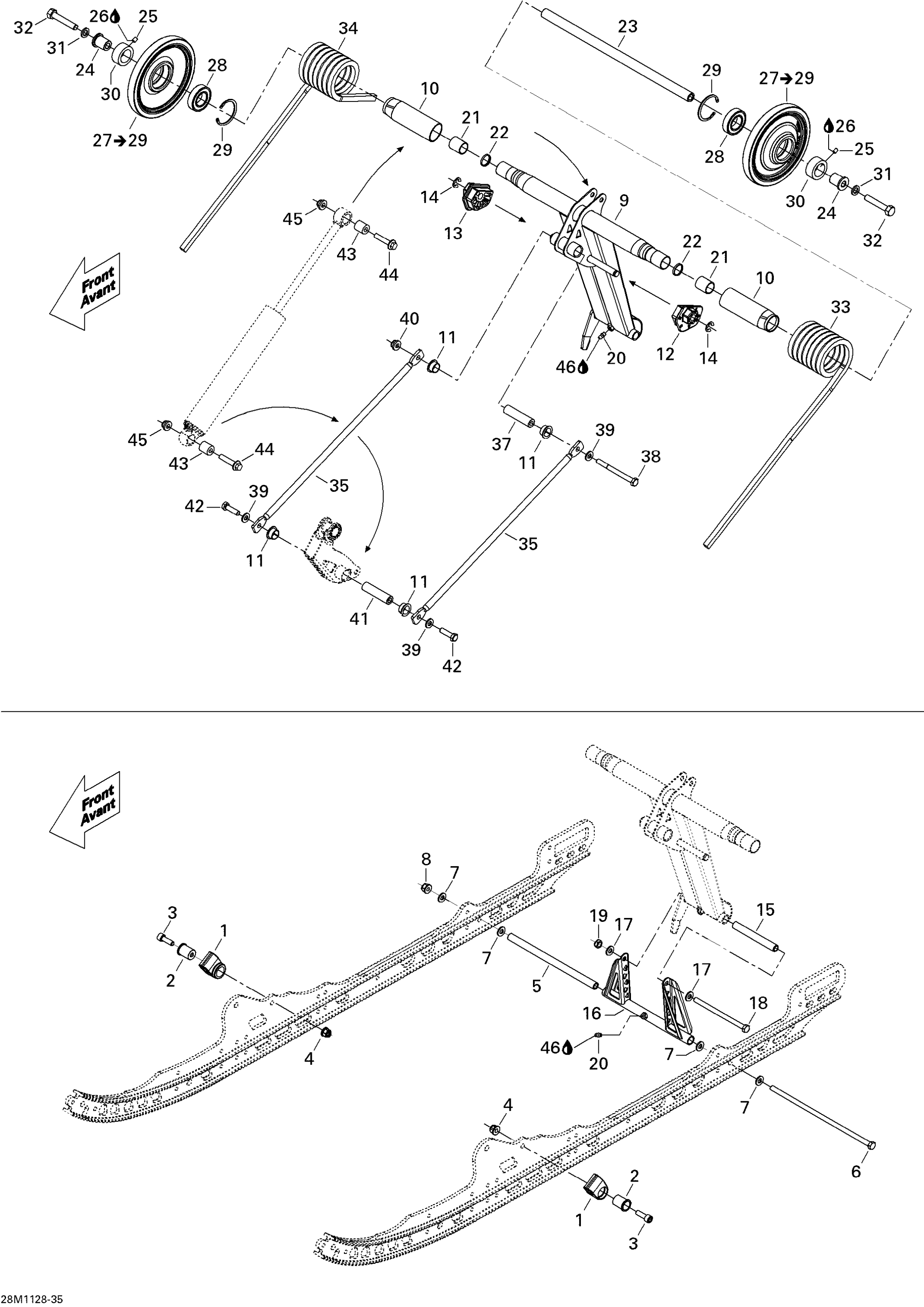 Схема узла: Rear Arm