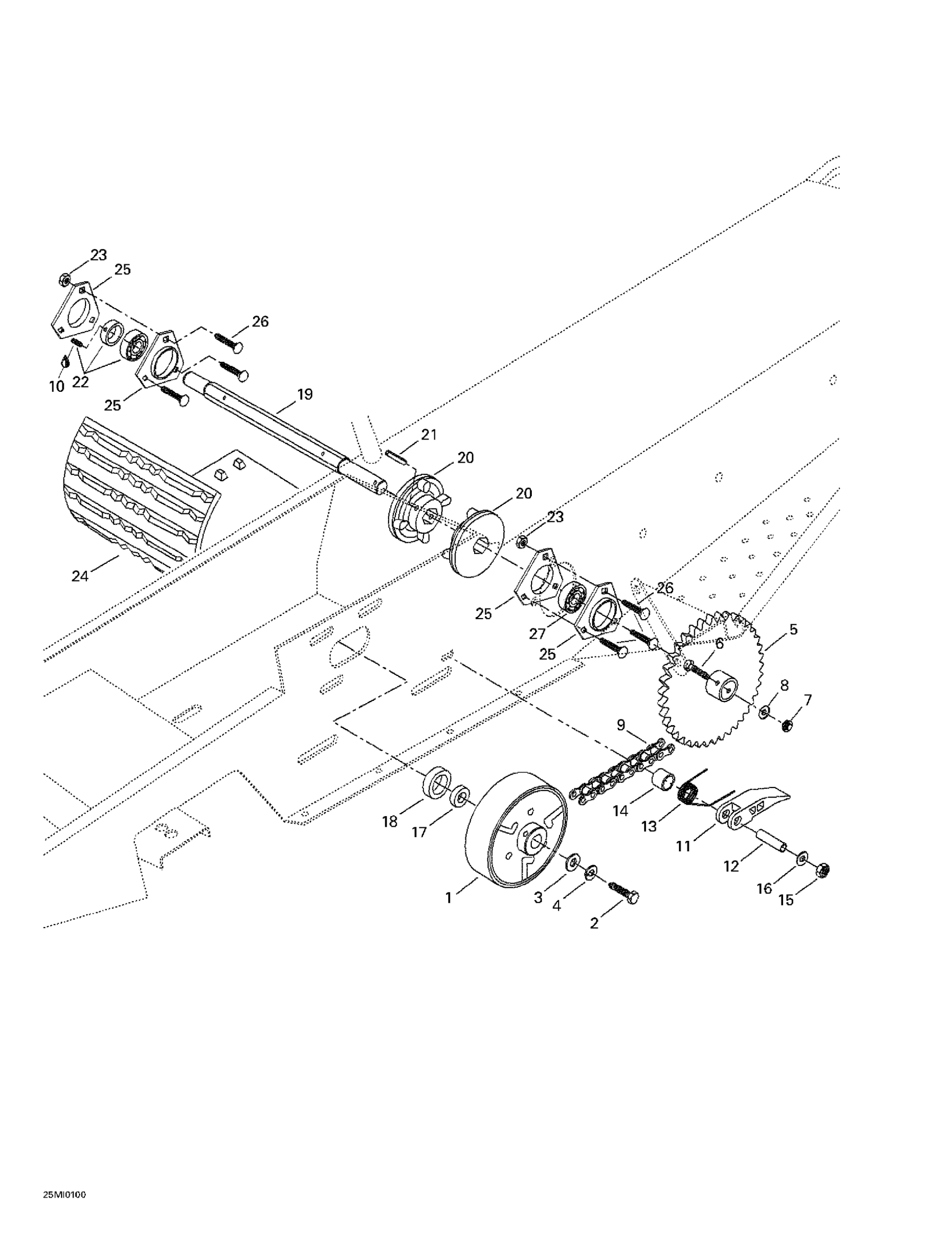 Схема узла: Drive Axle And Track