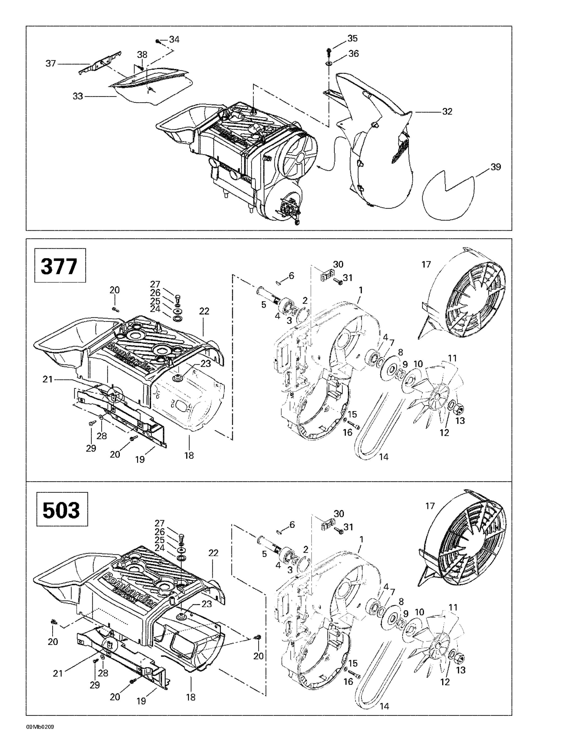Схема узла: Cooling System And Fan