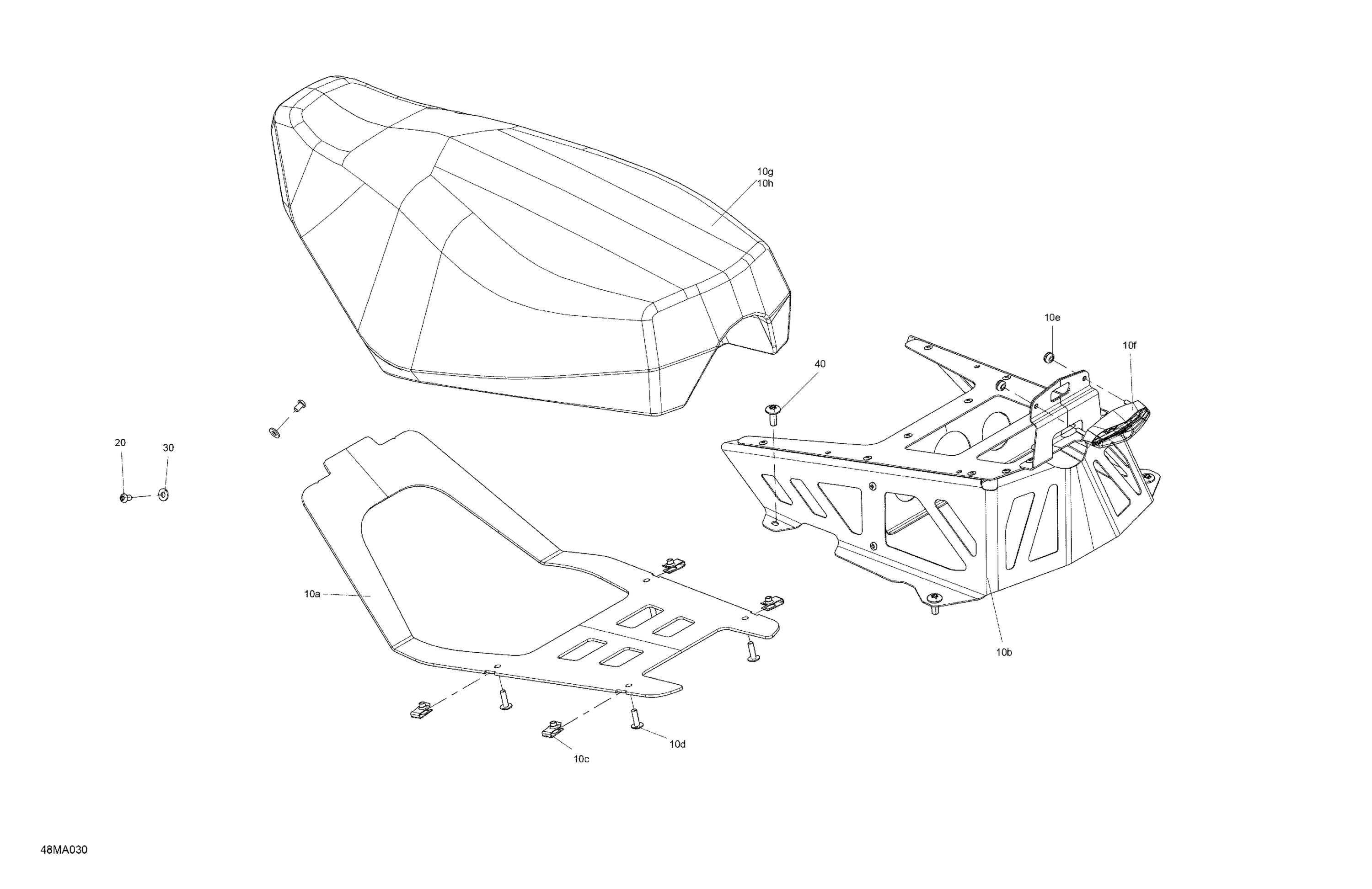 Body - Seat - Racing Sled