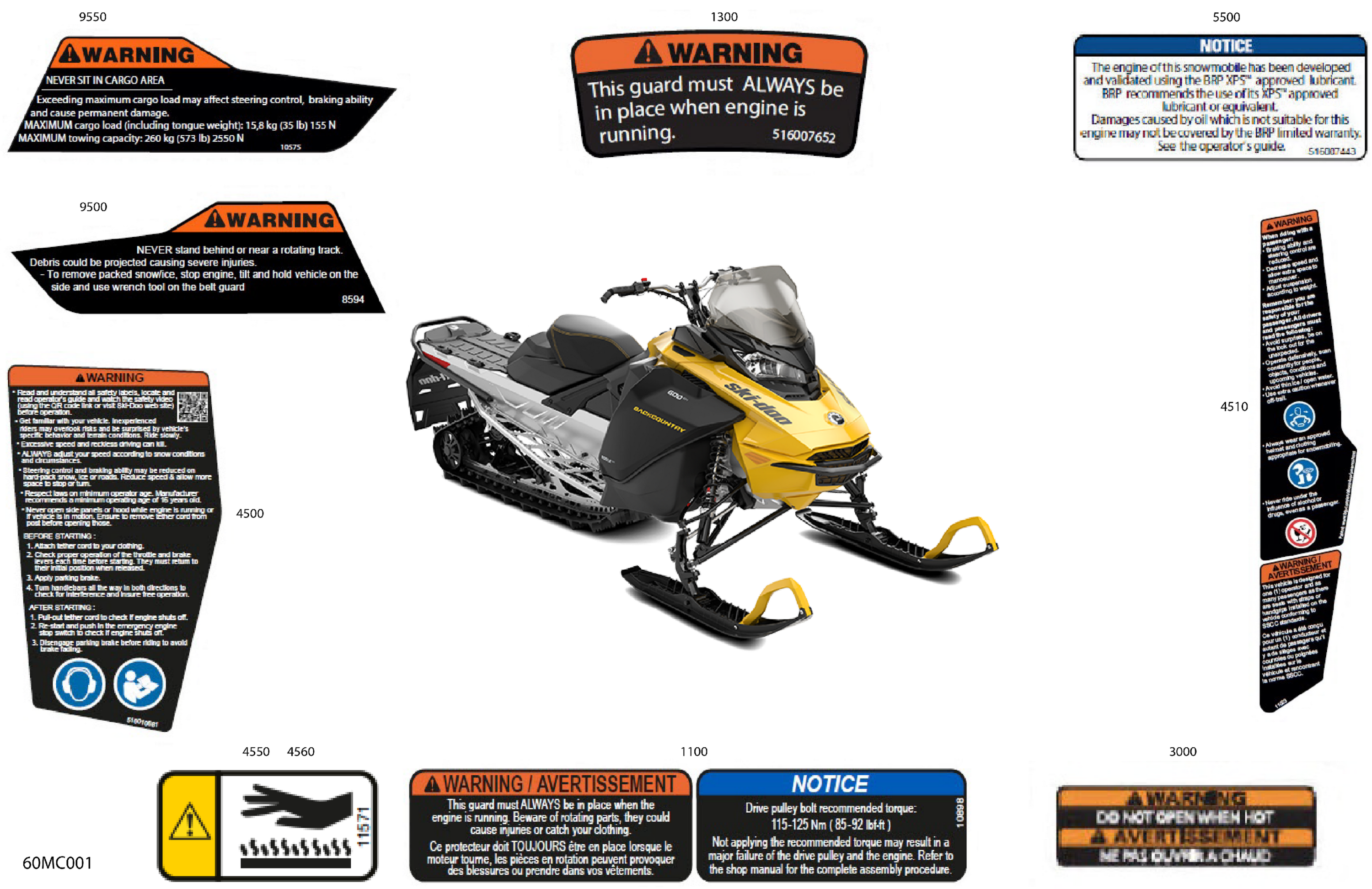 Body - Warning Decals